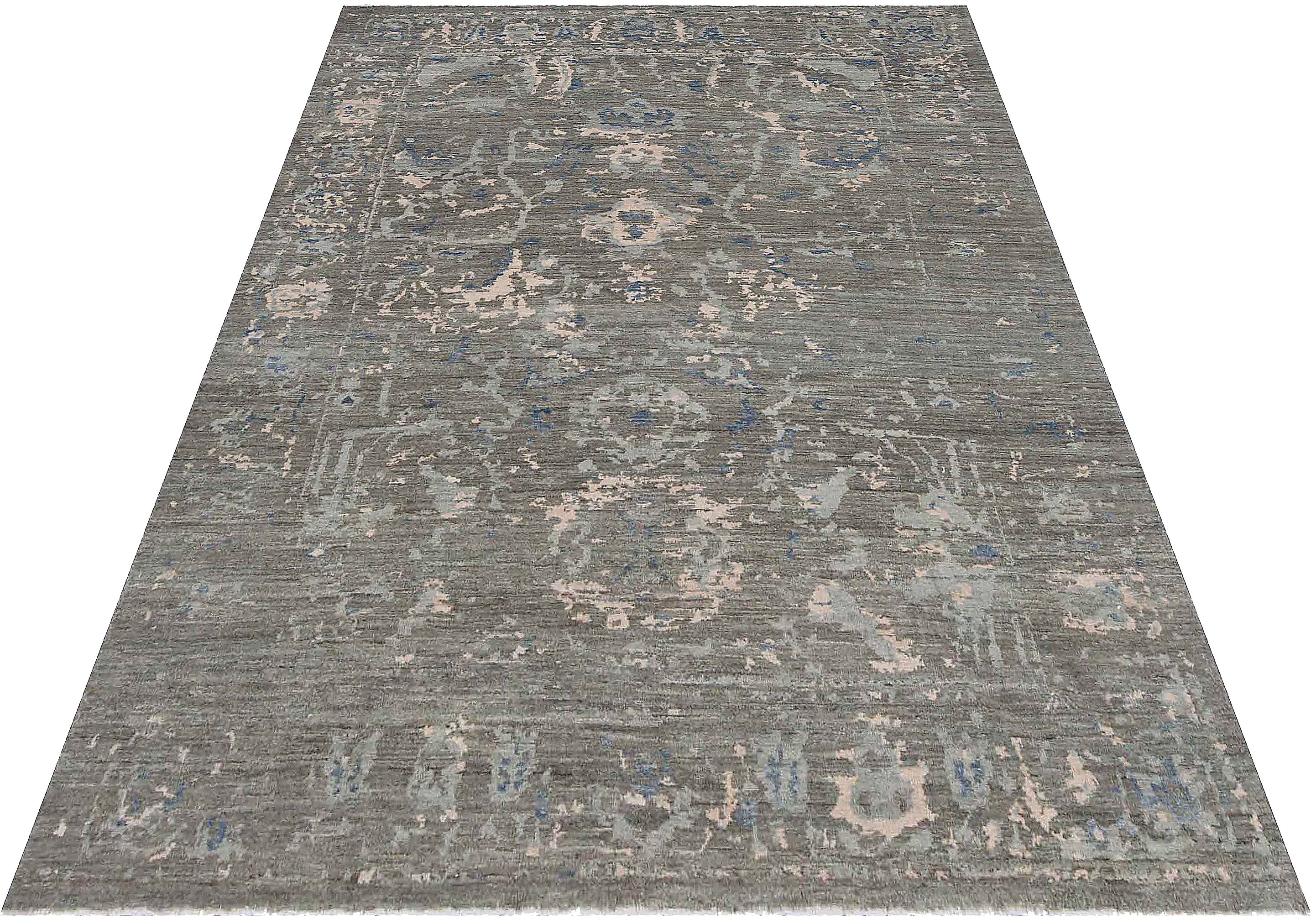 Thumbnail 5 for Turkey Oushak Tribal Rug 88309