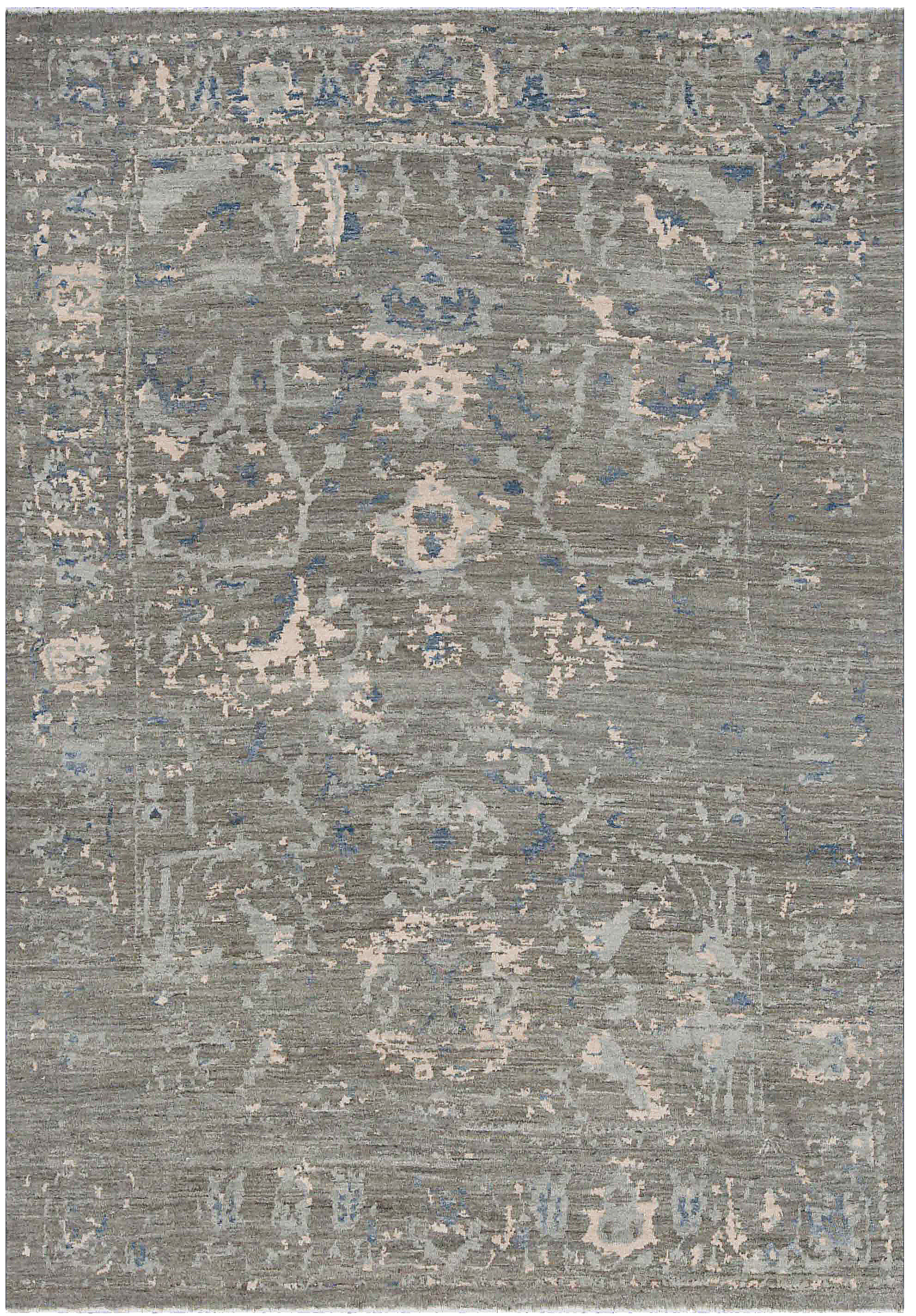 Thumbnail 2 for Turkey Oushak Tribal Rug 88309