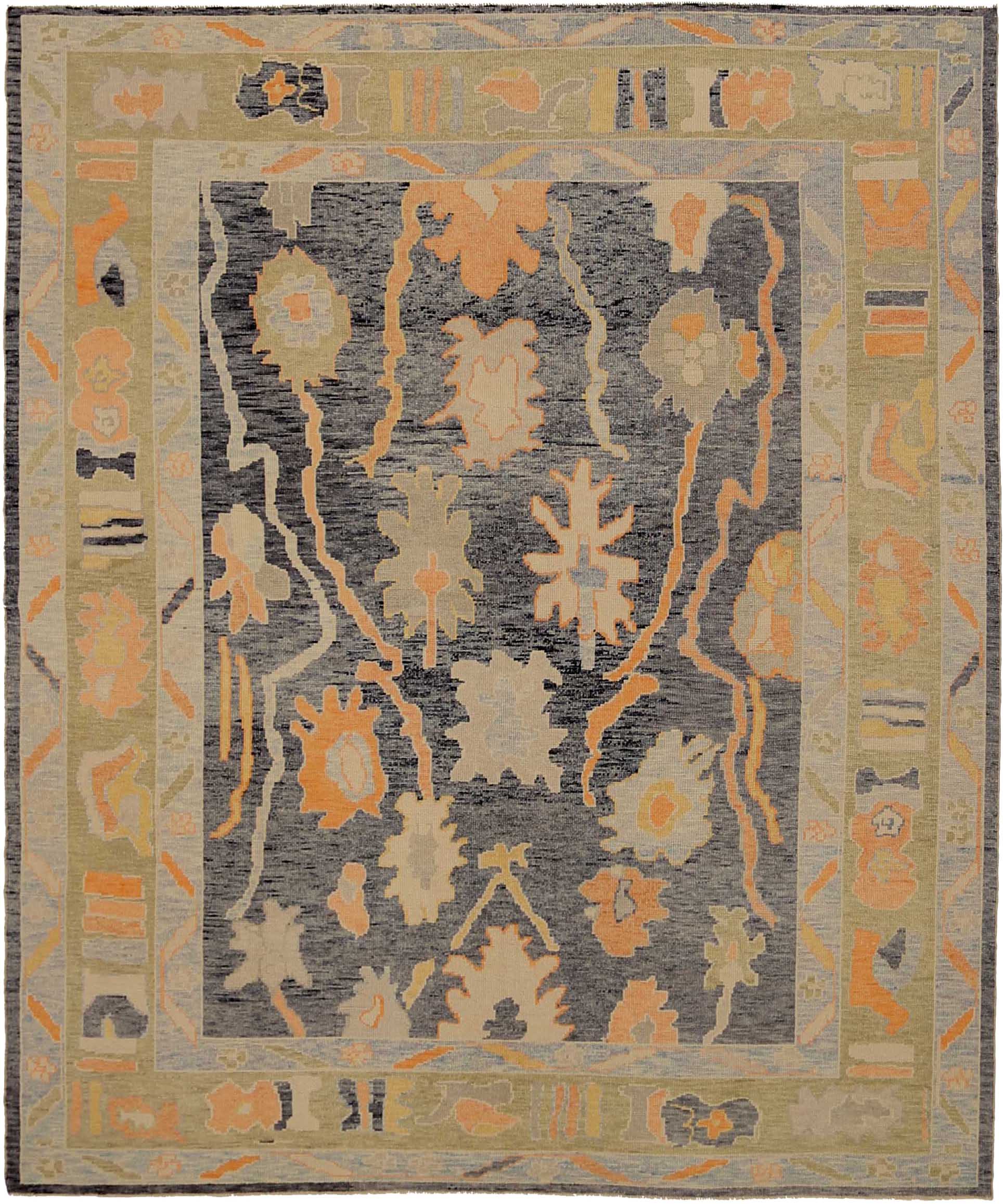 Thumbnail 11 for Turkey Oushak Tribal Rug 90662