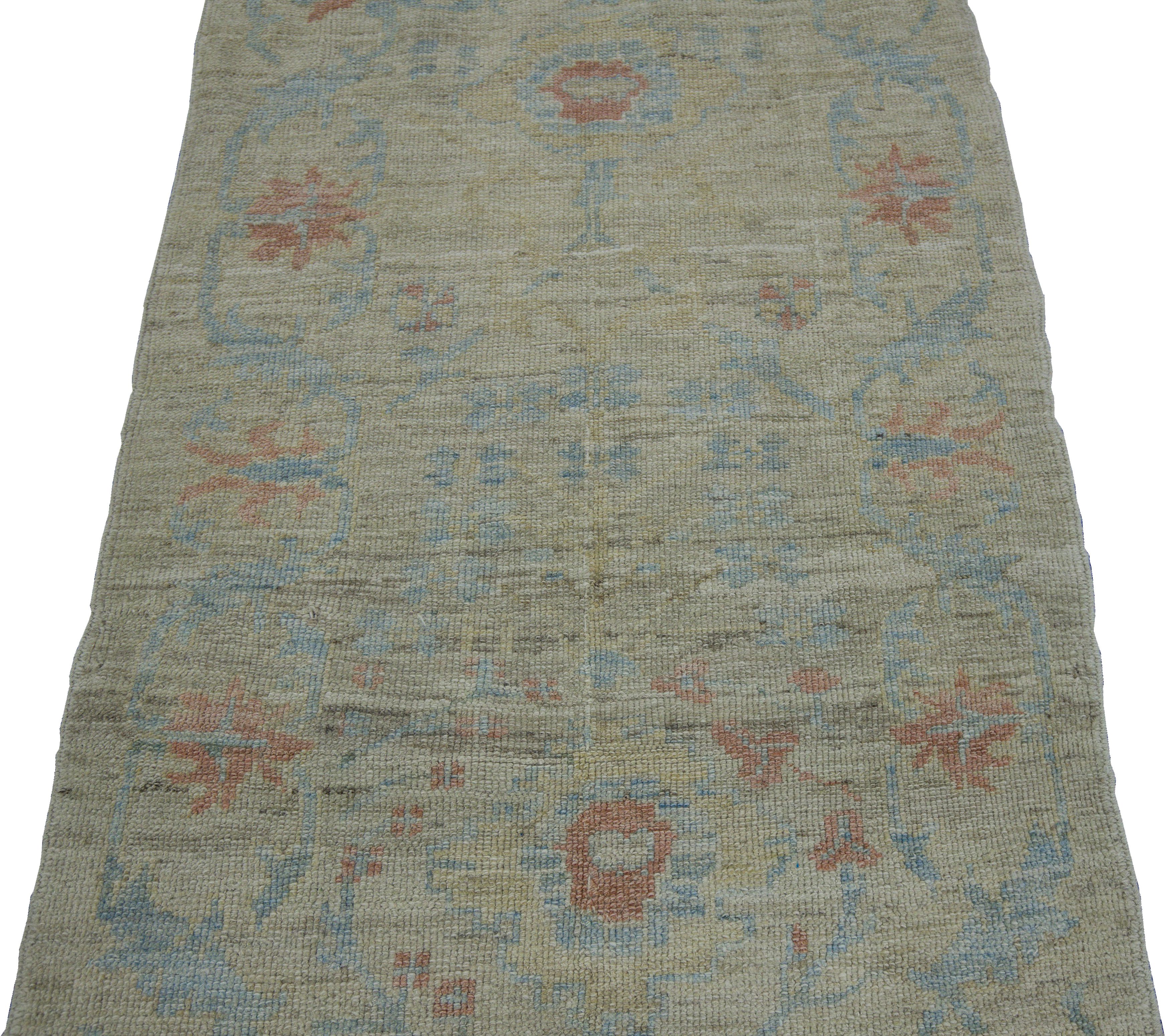 Thumbnail 5 for Turkey Oushak Tribal Rug 88310