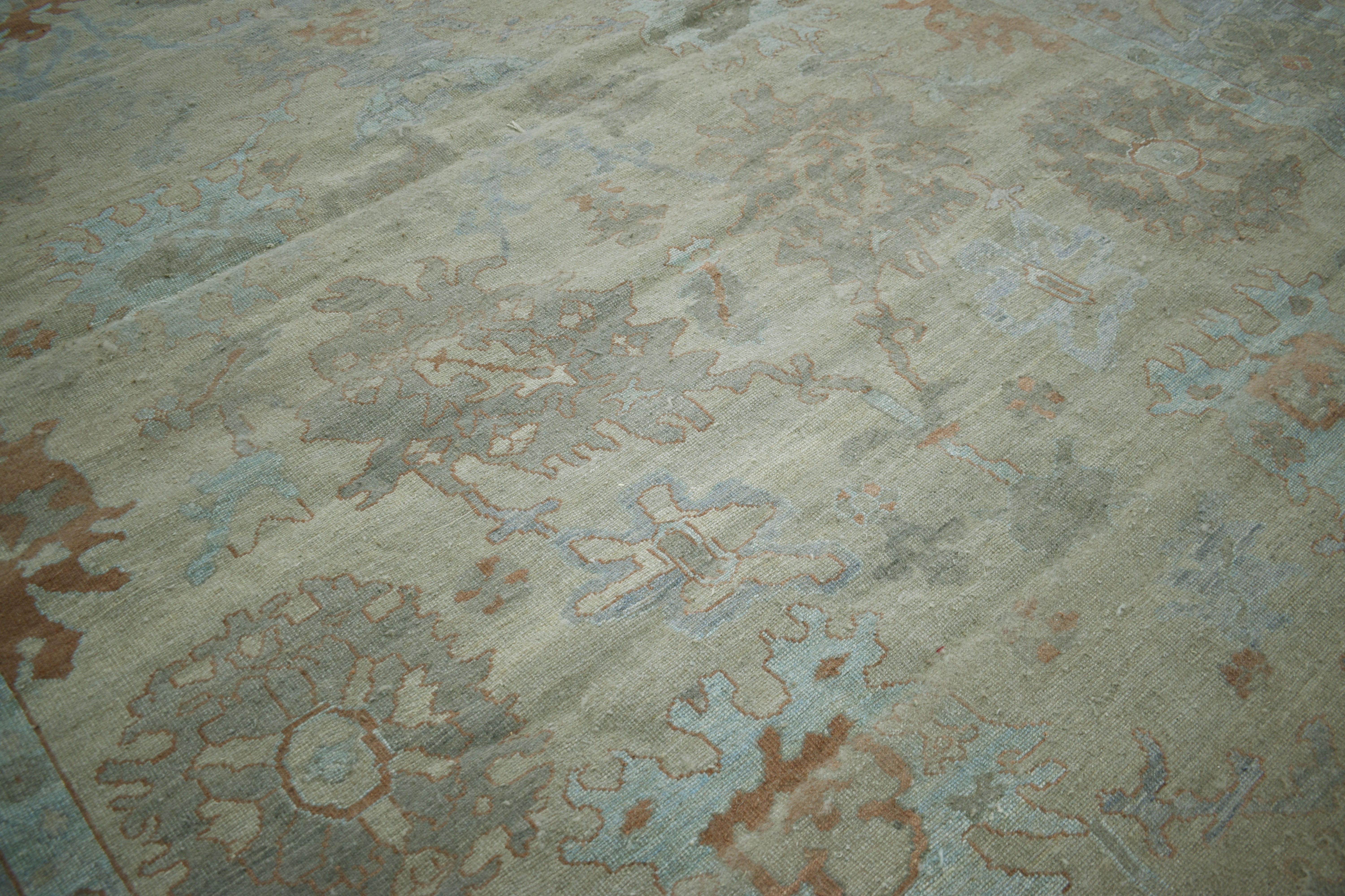 Thumbnail 3 for Turkey Oushak Tribal Rug 88310