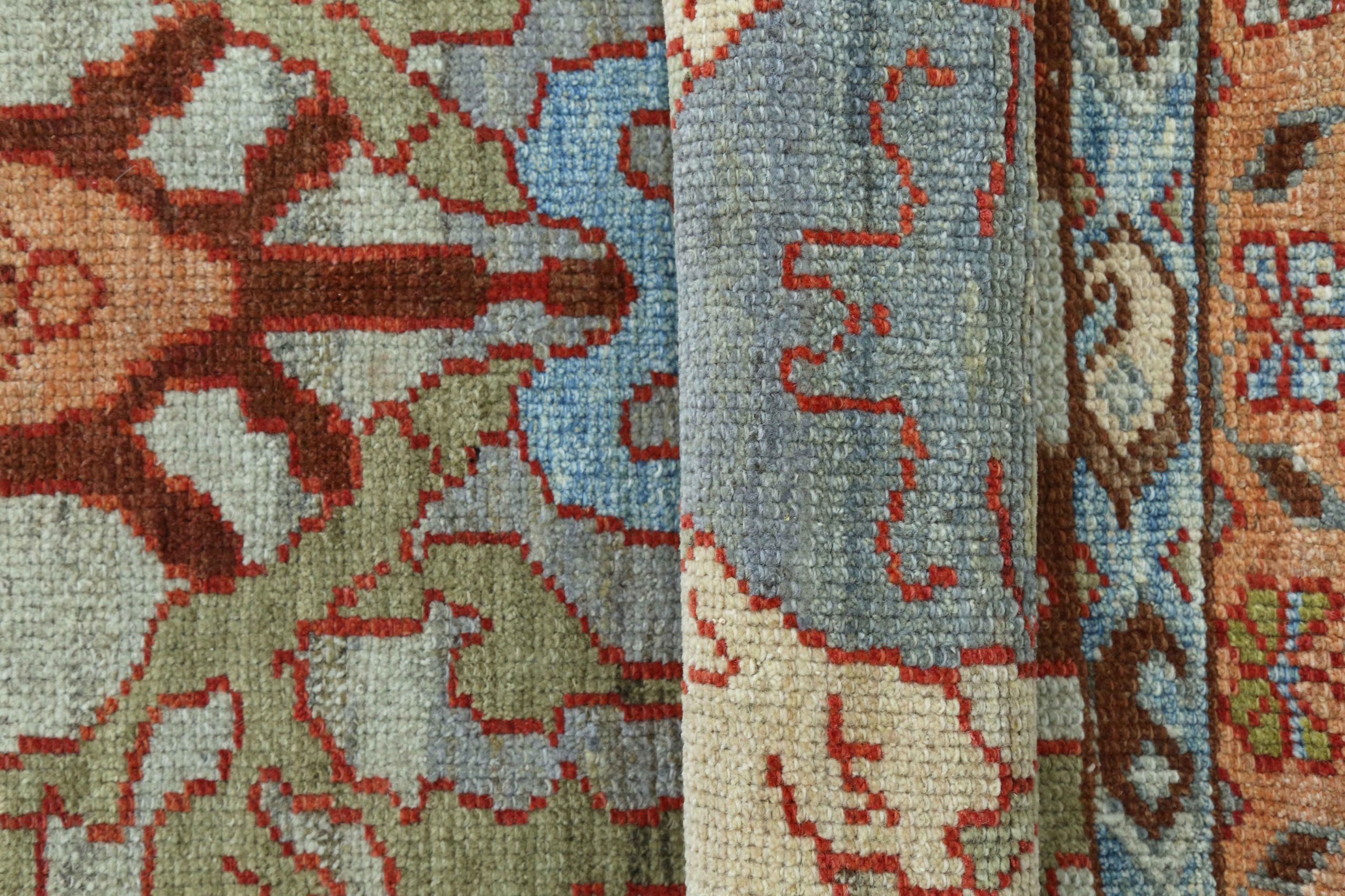 Thumbnail 14 for Turkey Oushak Tribal Rug 90695