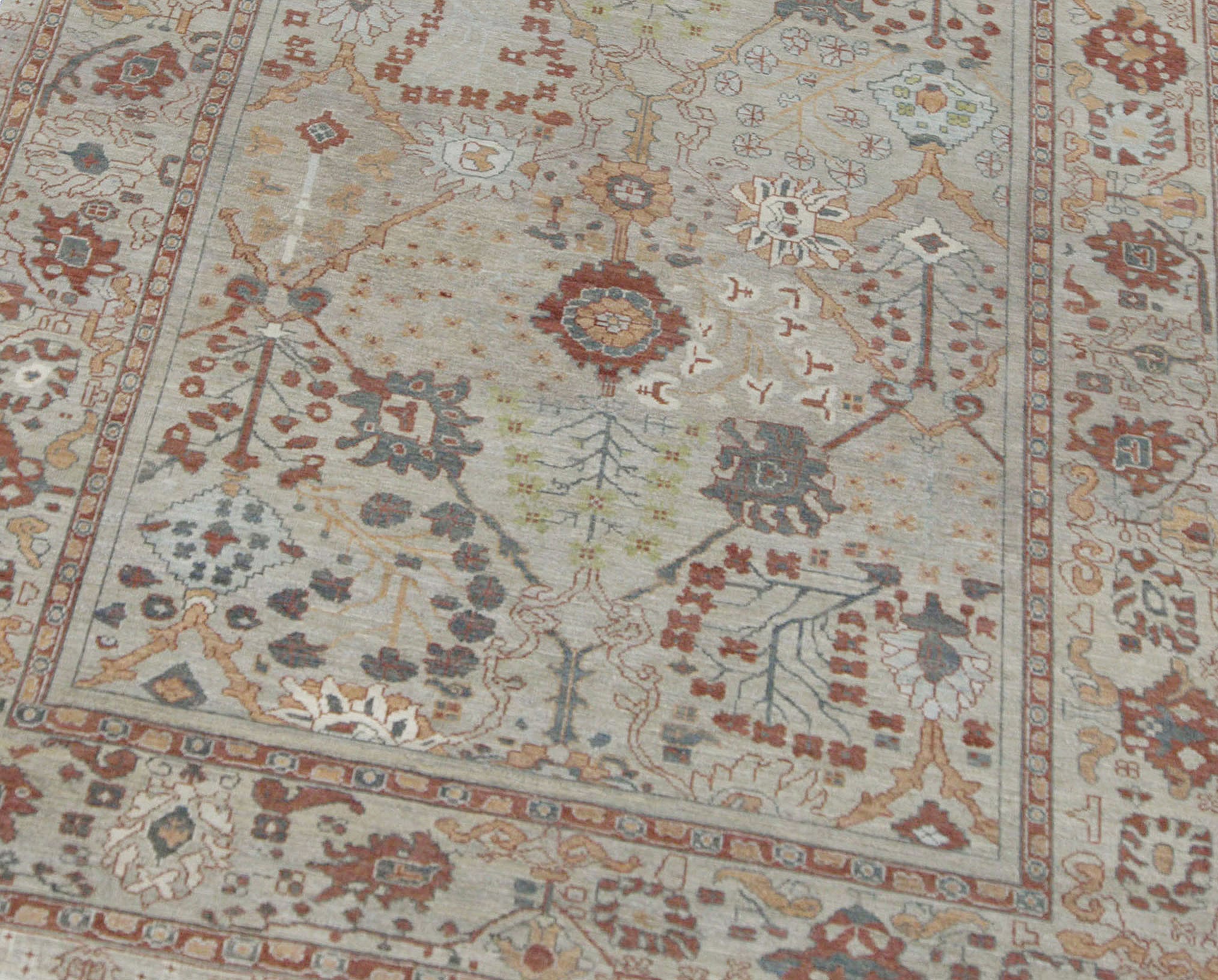 Thumbnail 11 for Turkey Oushak Tribal Rug 88312