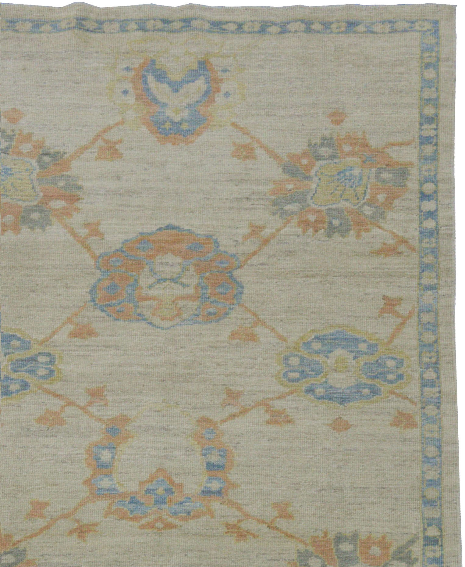 Thumbnail 5 for Turkey Oushak Tribal Rug 88365