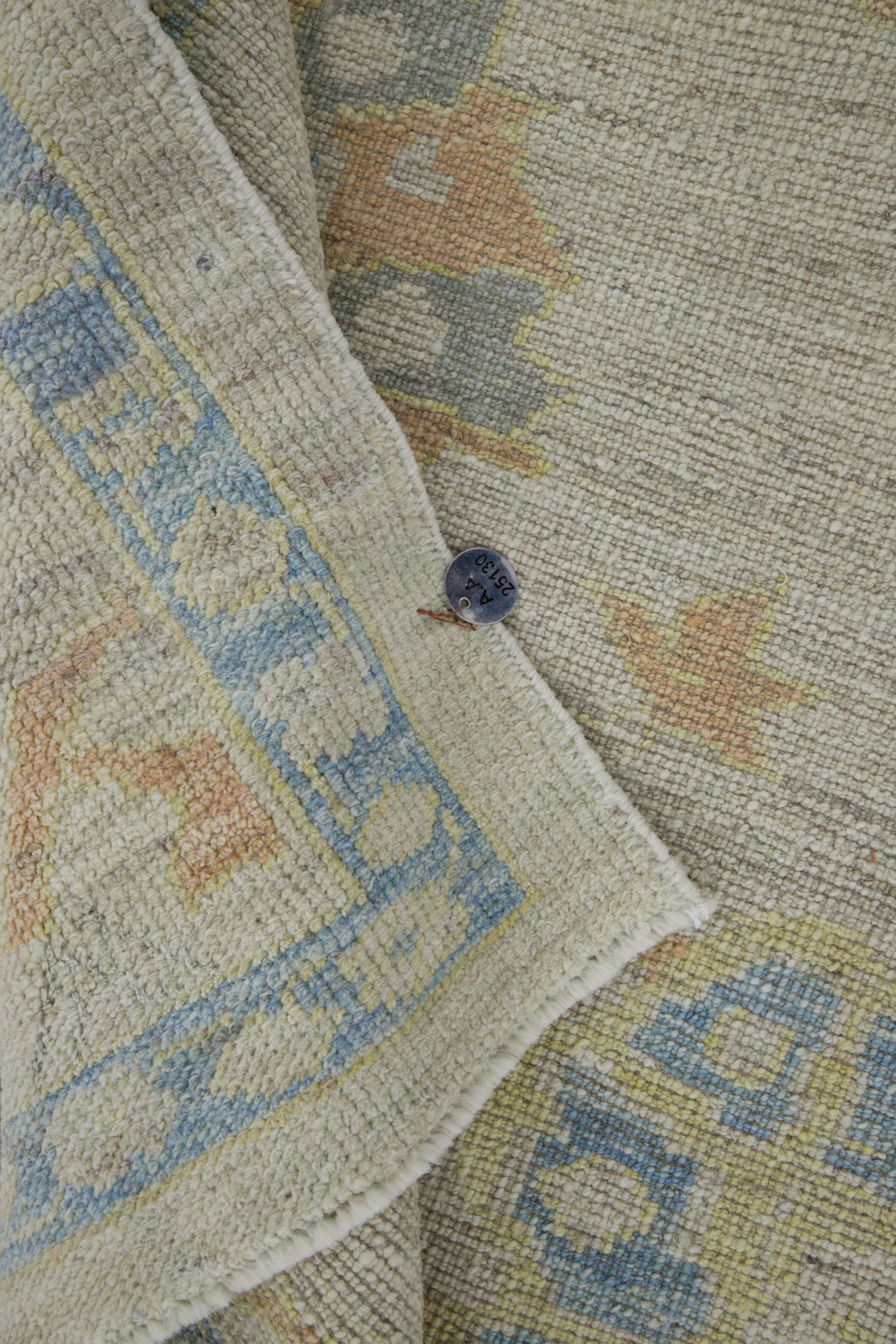 Thumbnail 3 for Turkey Oushak Tribal Rug 88365