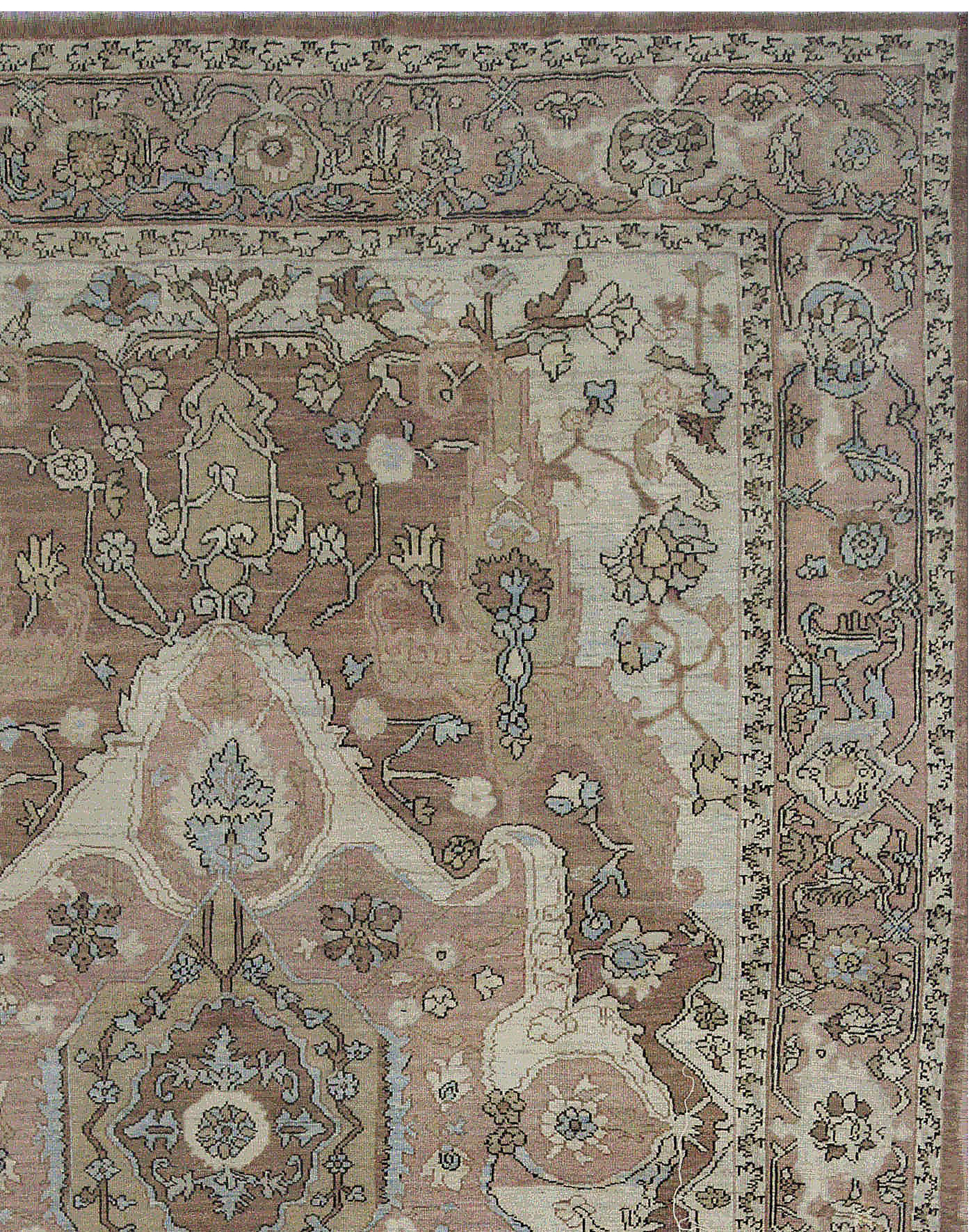 Thumbnail 7 for Turkey Oushak Tribal Rug 88366