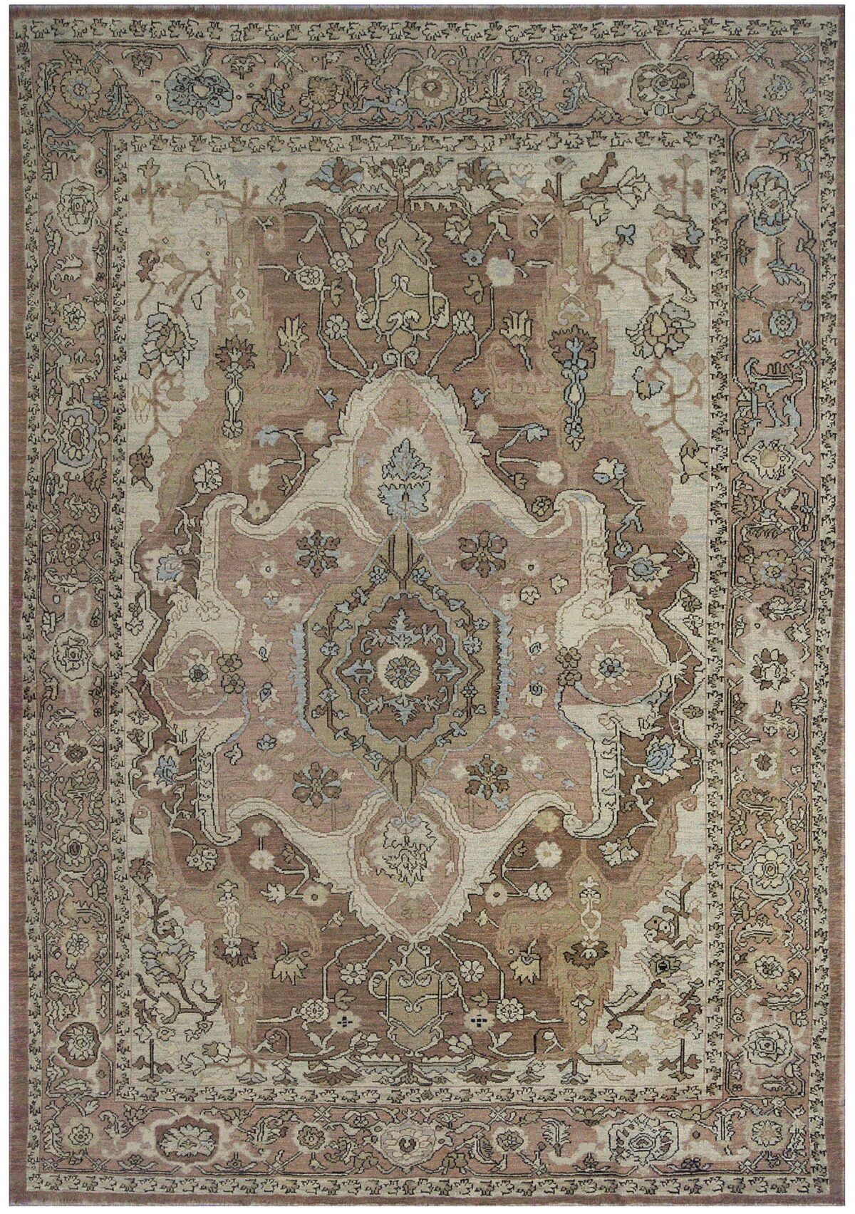 Thumbnail 14 for Turkey Oushak Tribal Rug 88366