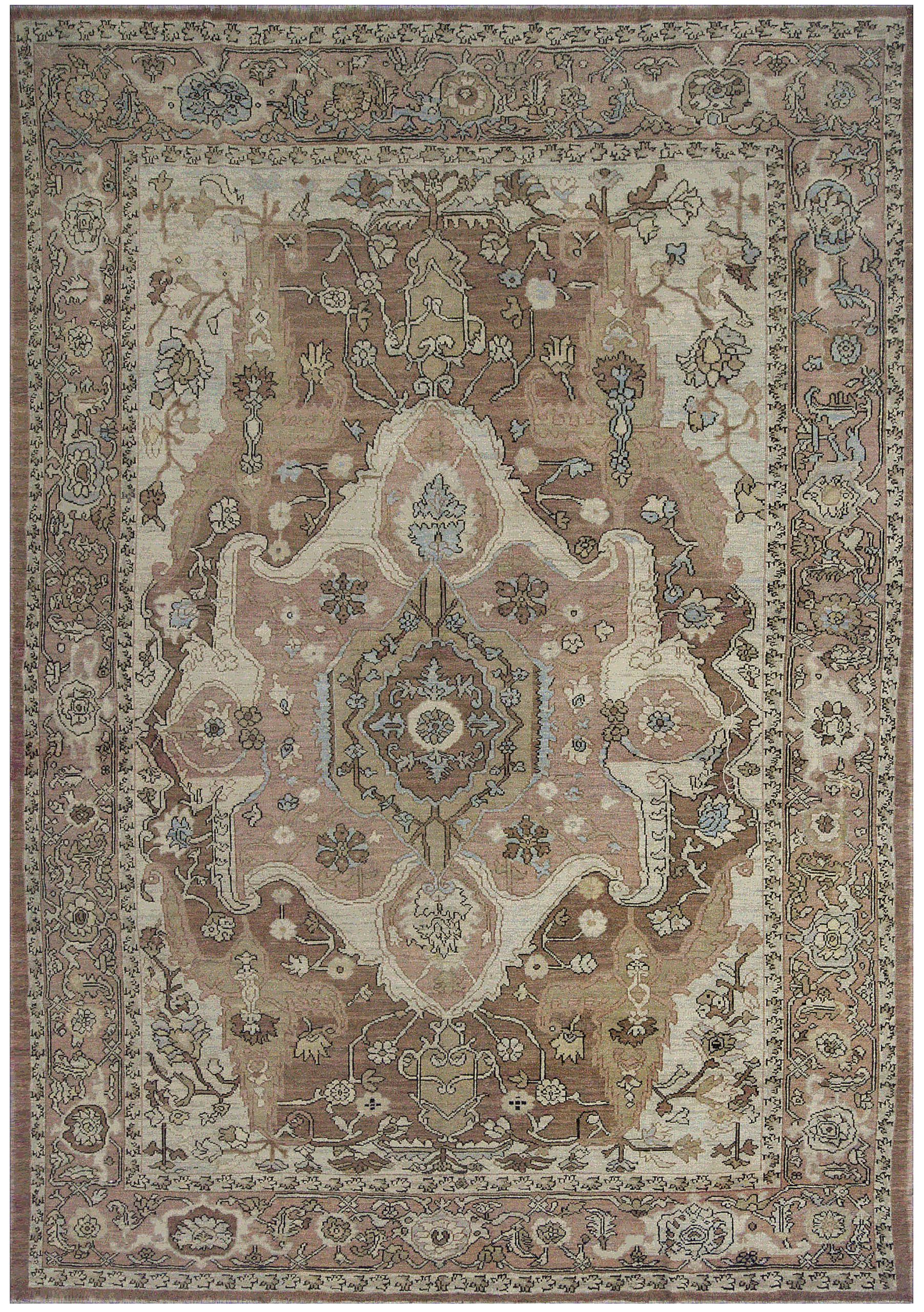 Thumbnail 10 for Turkey Oushak Tribal Rug 88366