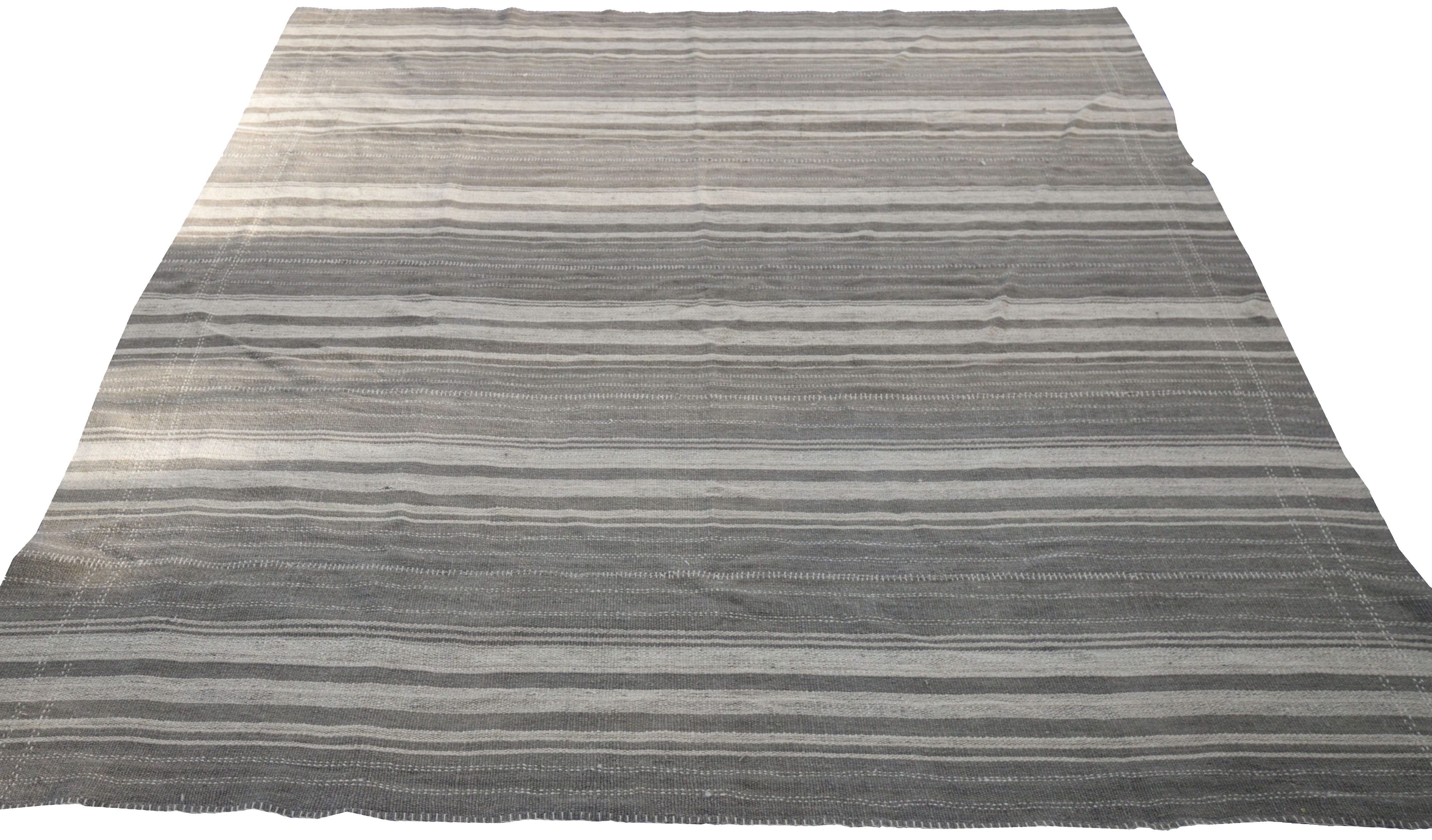 Thumbnail 8 for Antique Turkey Tribal Rug 88351