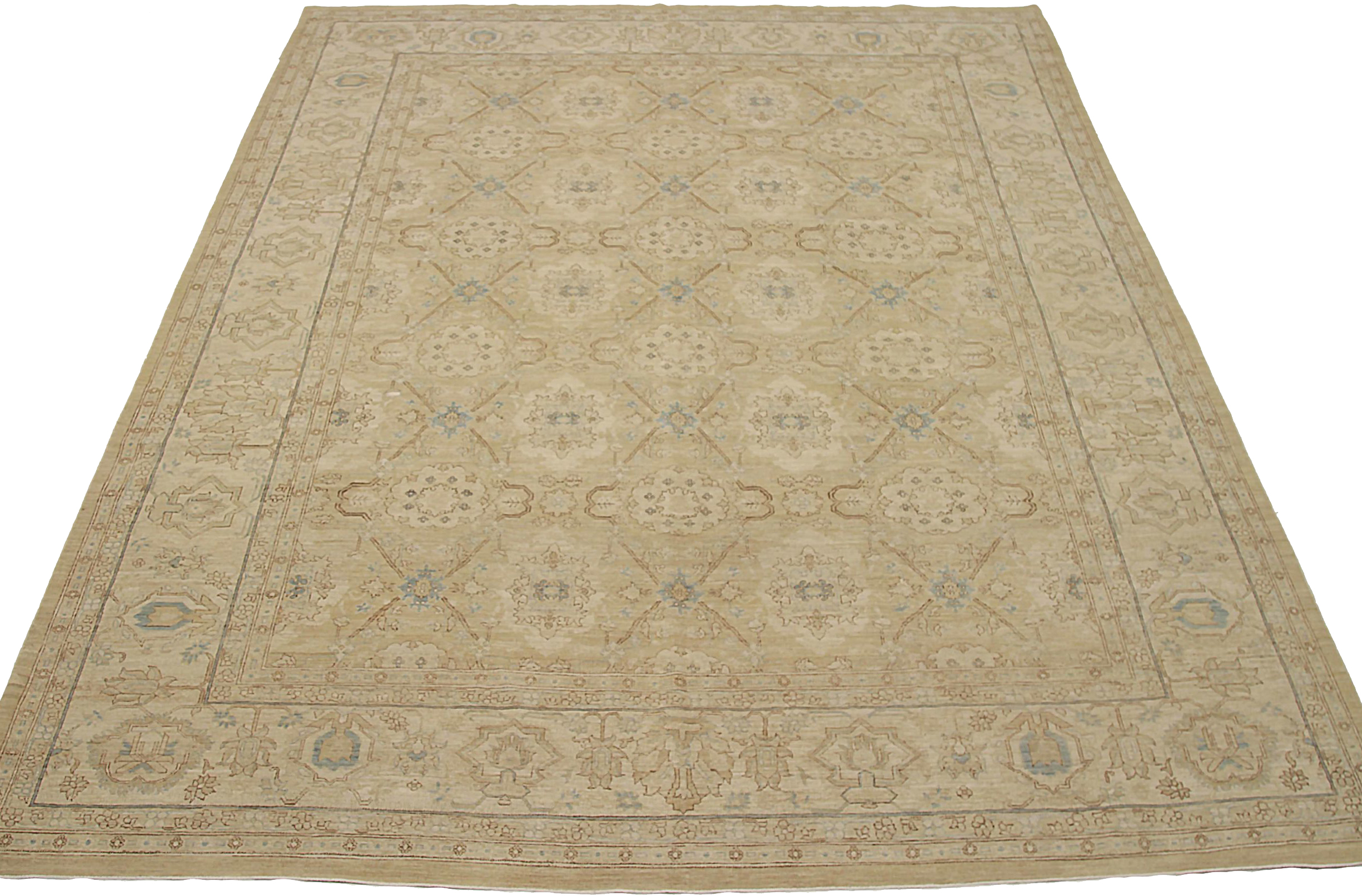 Thumbnail 2 for Afghanistan Tabriz Tribal Rug 92082