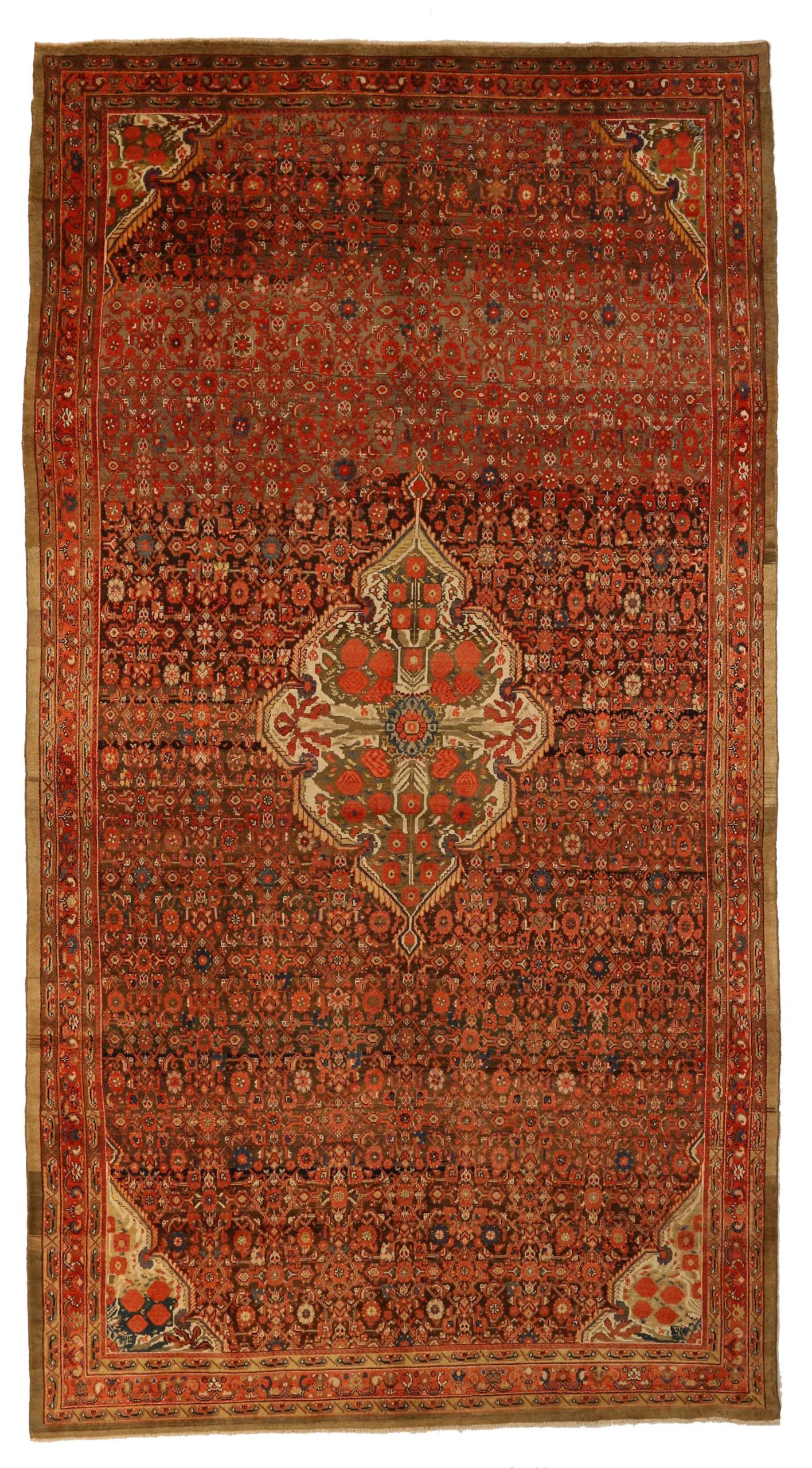 Thumbnail 15 for Antique Persian Malayer Traditional Rug 14977