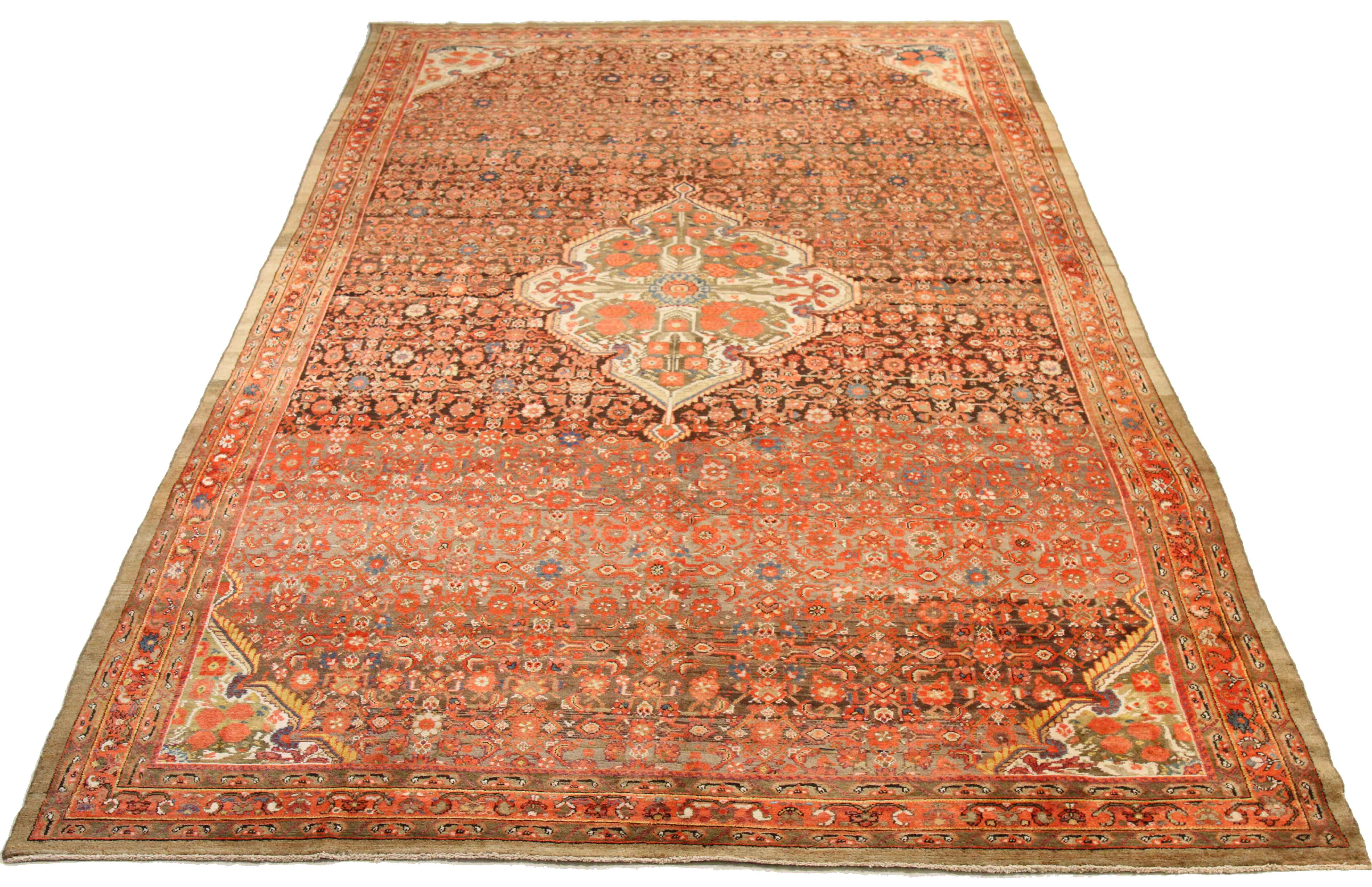 Thumbnail 14 for Antique Persian Malayer Traditional Rug 14977