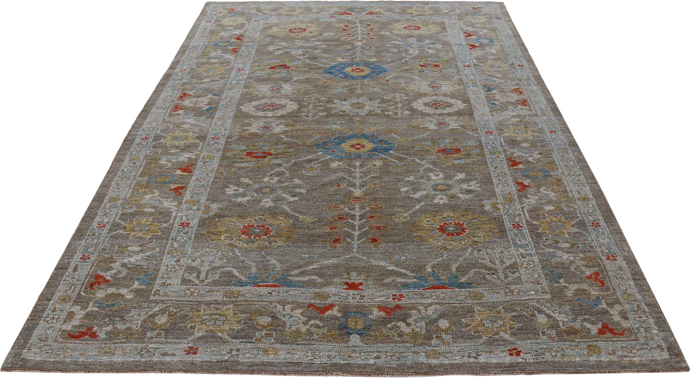 Thumbnail 14 for Turkey Sultanabad Tribal Rug 90787