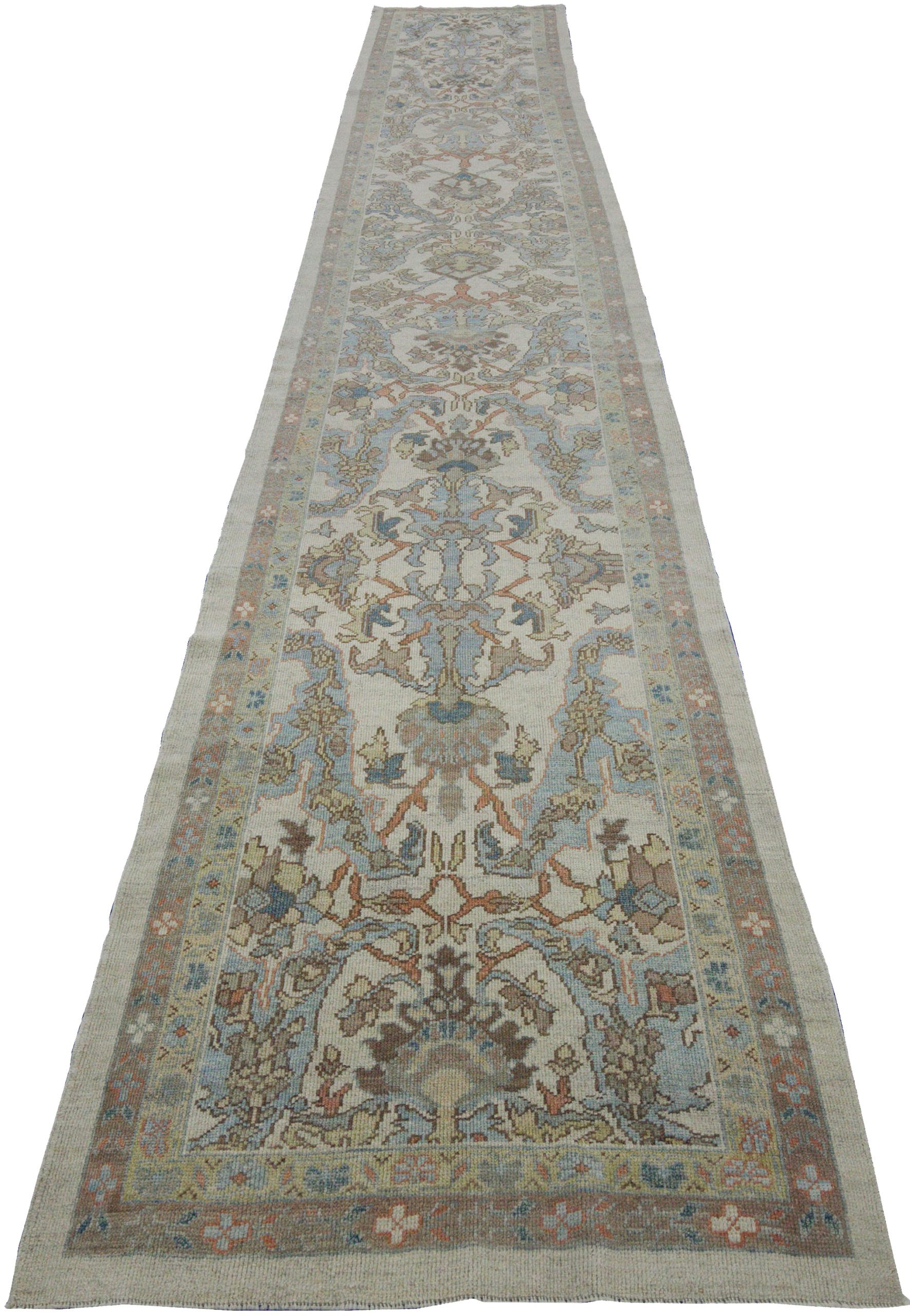 Thumbnail 14 for Turkey Oushak Tribal Rug 88385