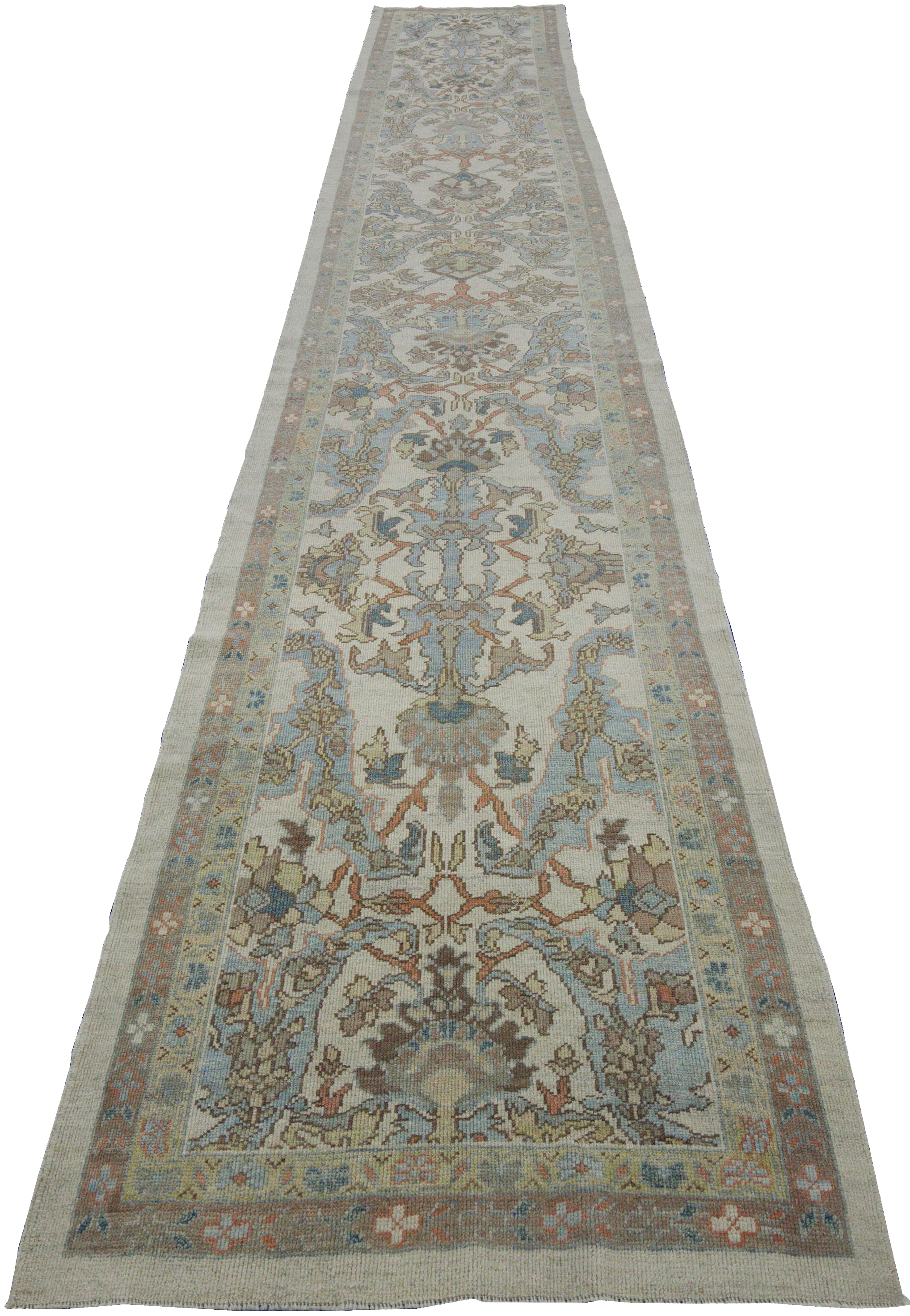 Thumbnail 5 for Turkey Oushak Tribal Rug 88385