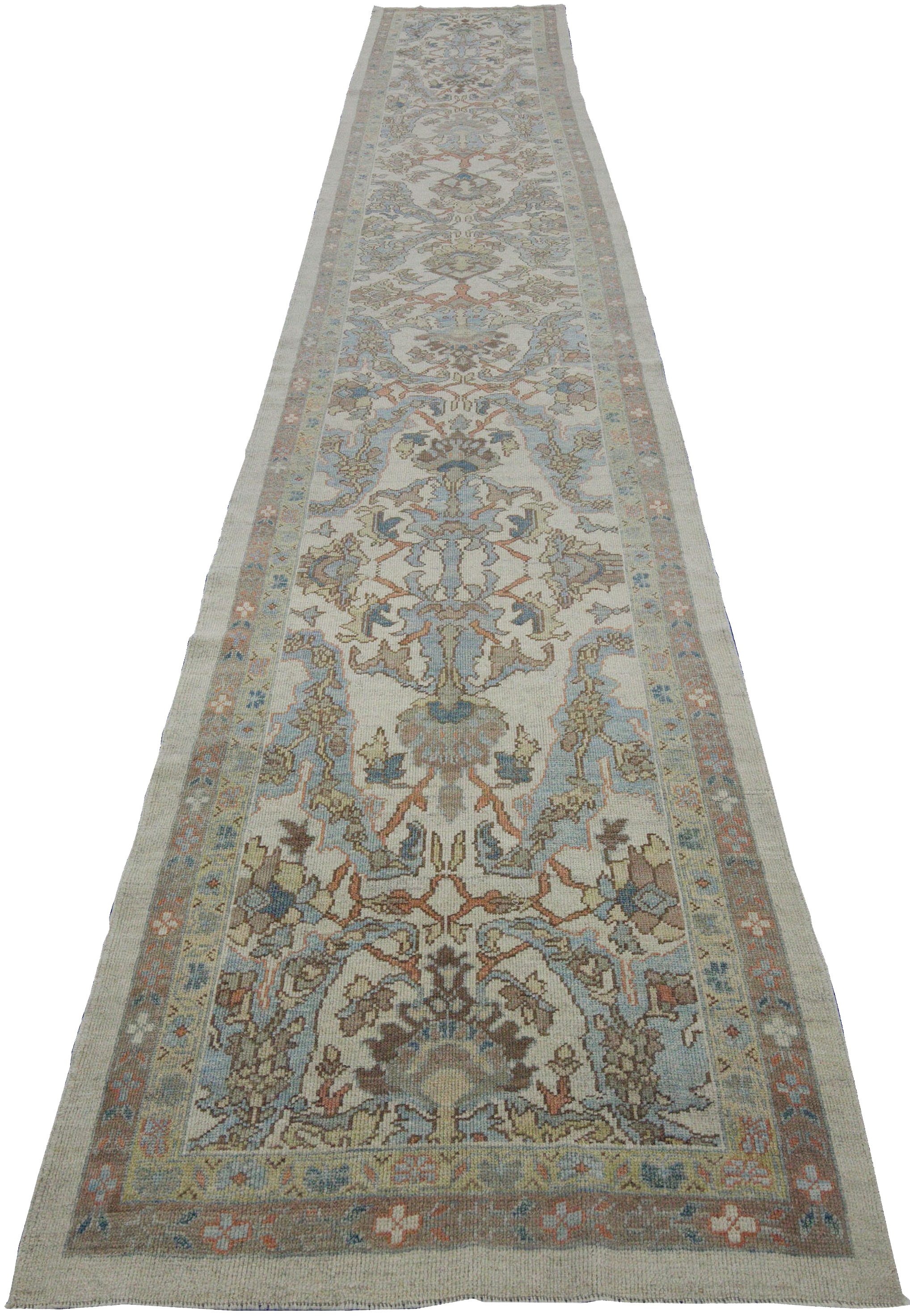 Thumbnail 12 for Turkey Oushak Tribal Rug 88385