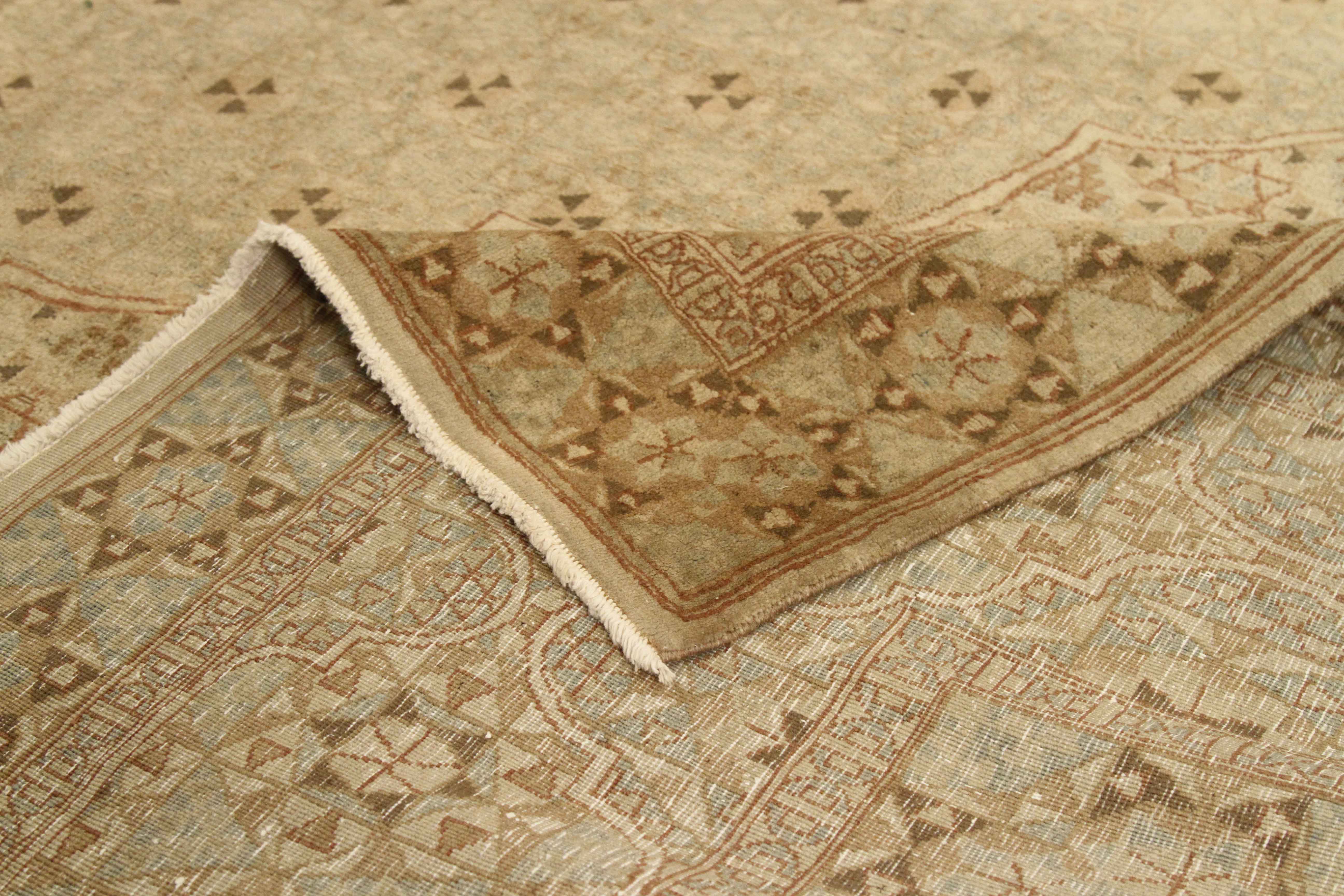 Thumbnail 8 for Antique Persian Kerman Transitional Rug 14986