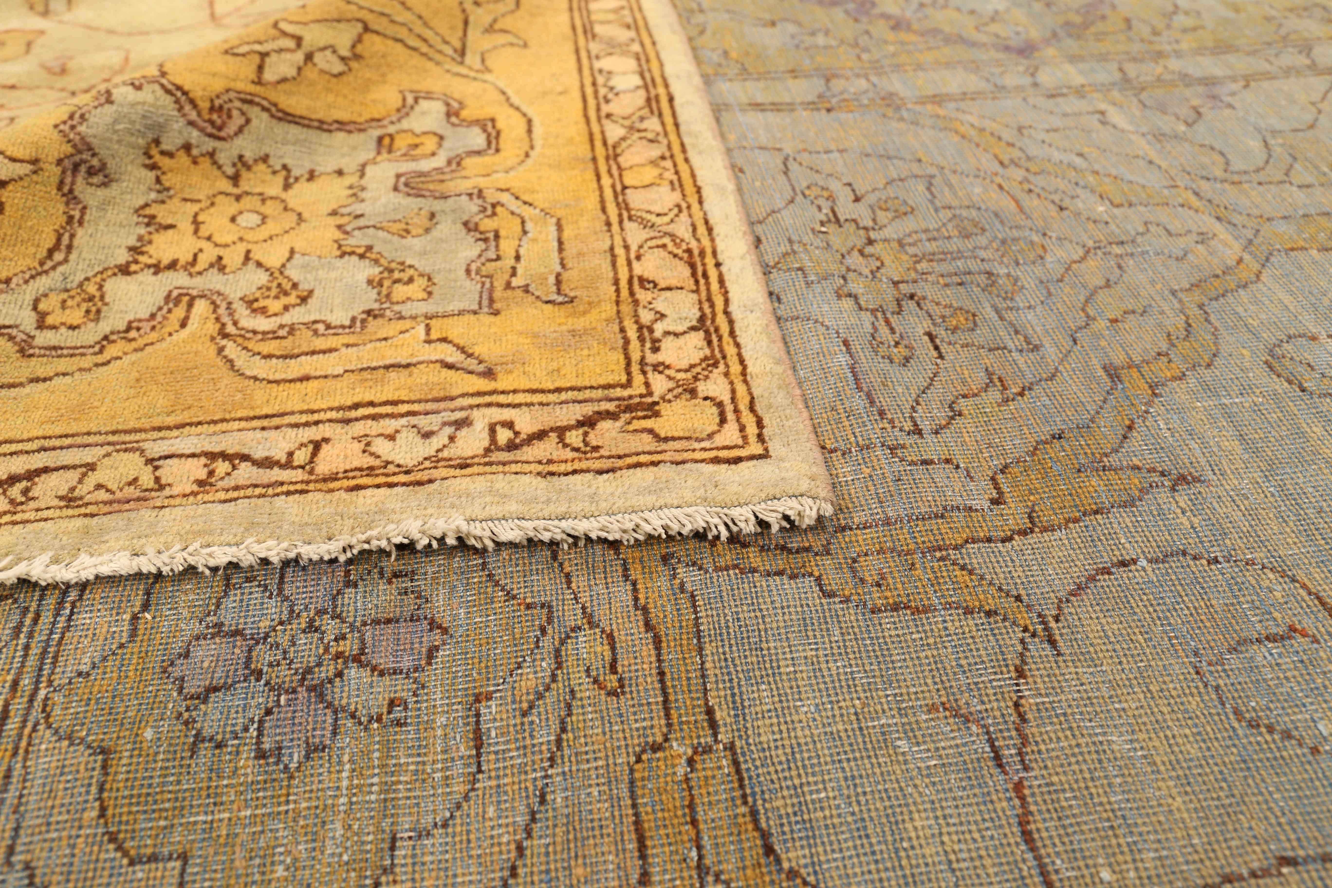 Thumbnail 2 for Antique India Agra Traditional Rug 73634