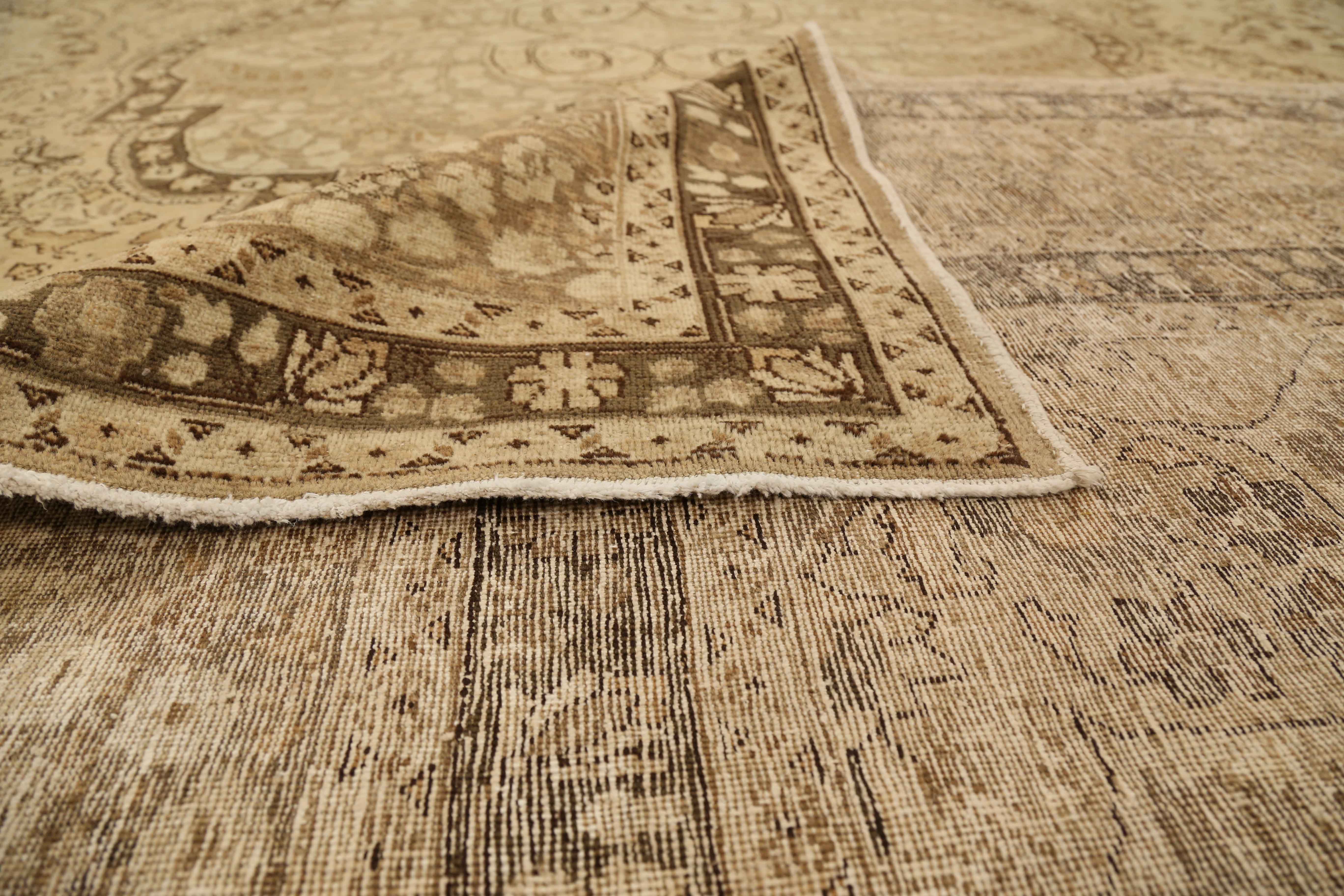 Thumbnail 11 for Antique Persian Tabriz Transitional Rug 15024