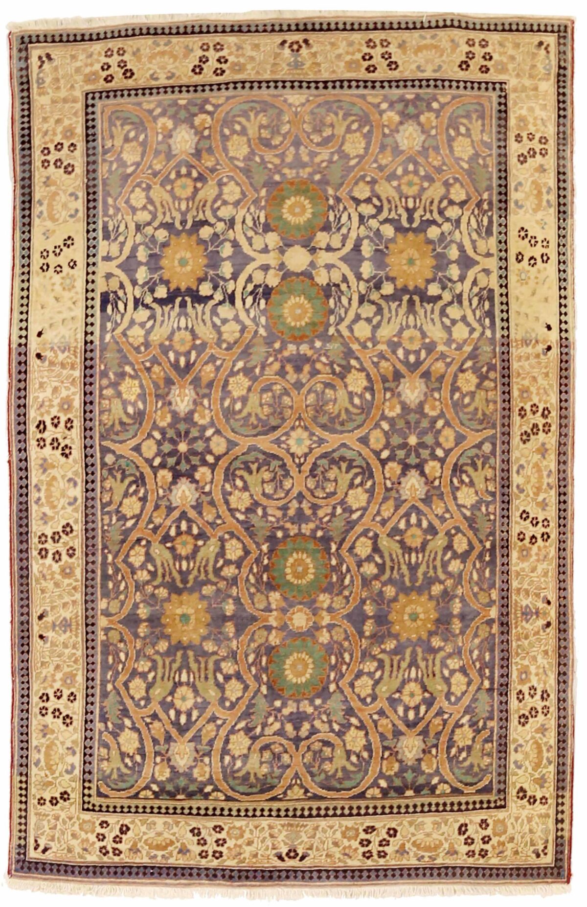 Thumbnail 13 for Antique India Agra Traditional Rug 73758