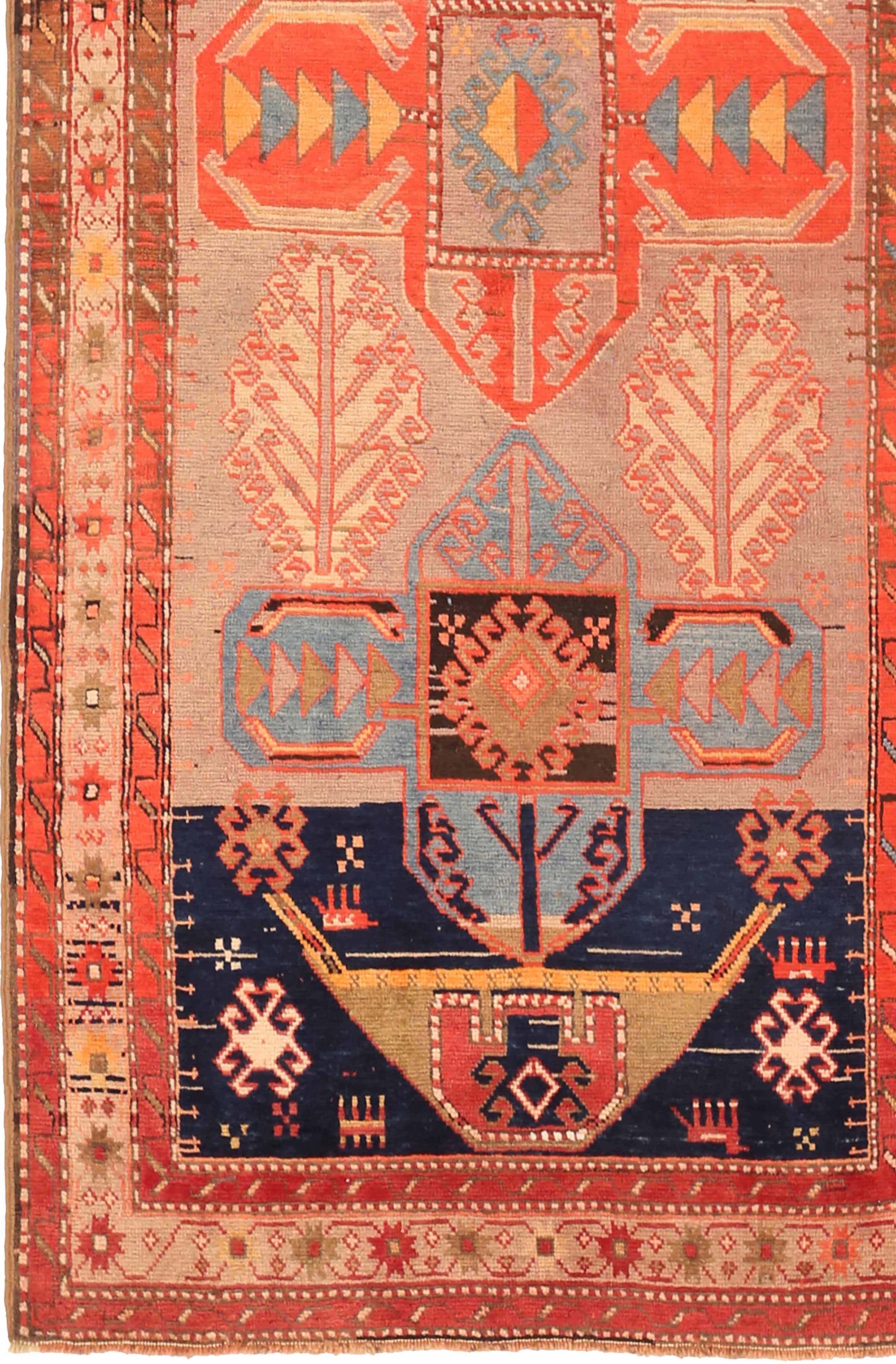 Thumbnail 10 for Antique Russia Karabagh Transitional Rug 73731