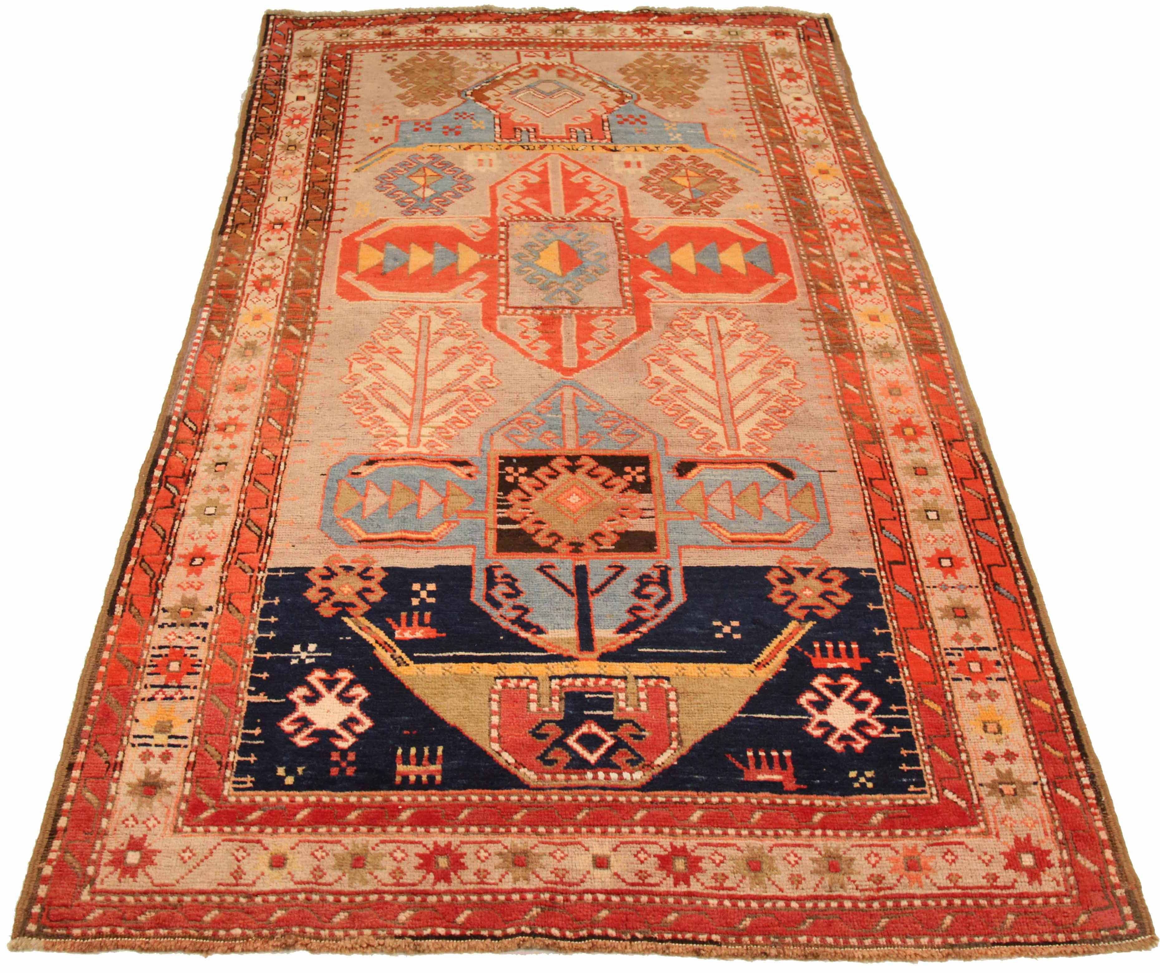 Thumbnail 9 for Antique Russia Karabagh Transitional Rug 73731