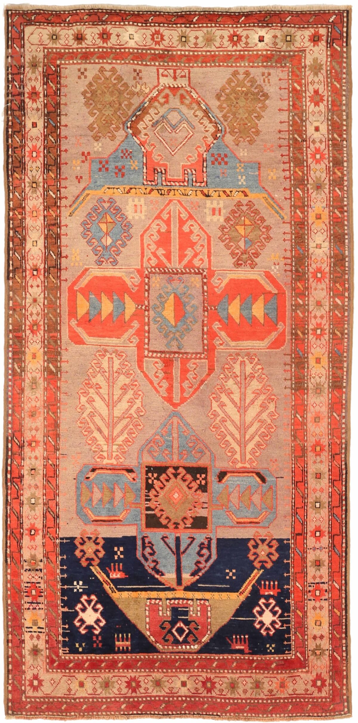 Thumbnail 13 for Antique Russia Karabagh Transitional Rug 73731