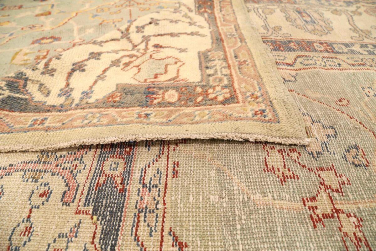 Thumbnail 14 for Antique Turkey Oushak Traditional Rug 73751