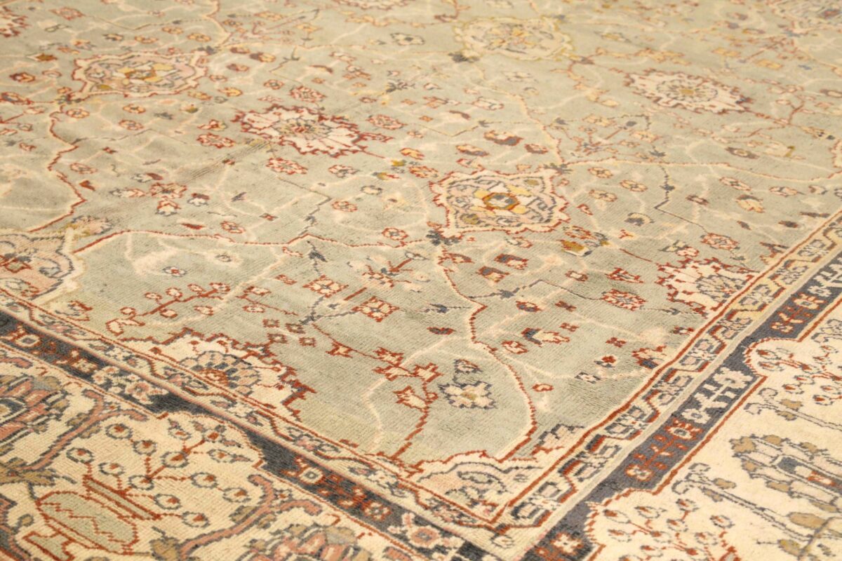 Thumbnail 15 for Antique Turkey Oushak Traditional Rug 73751