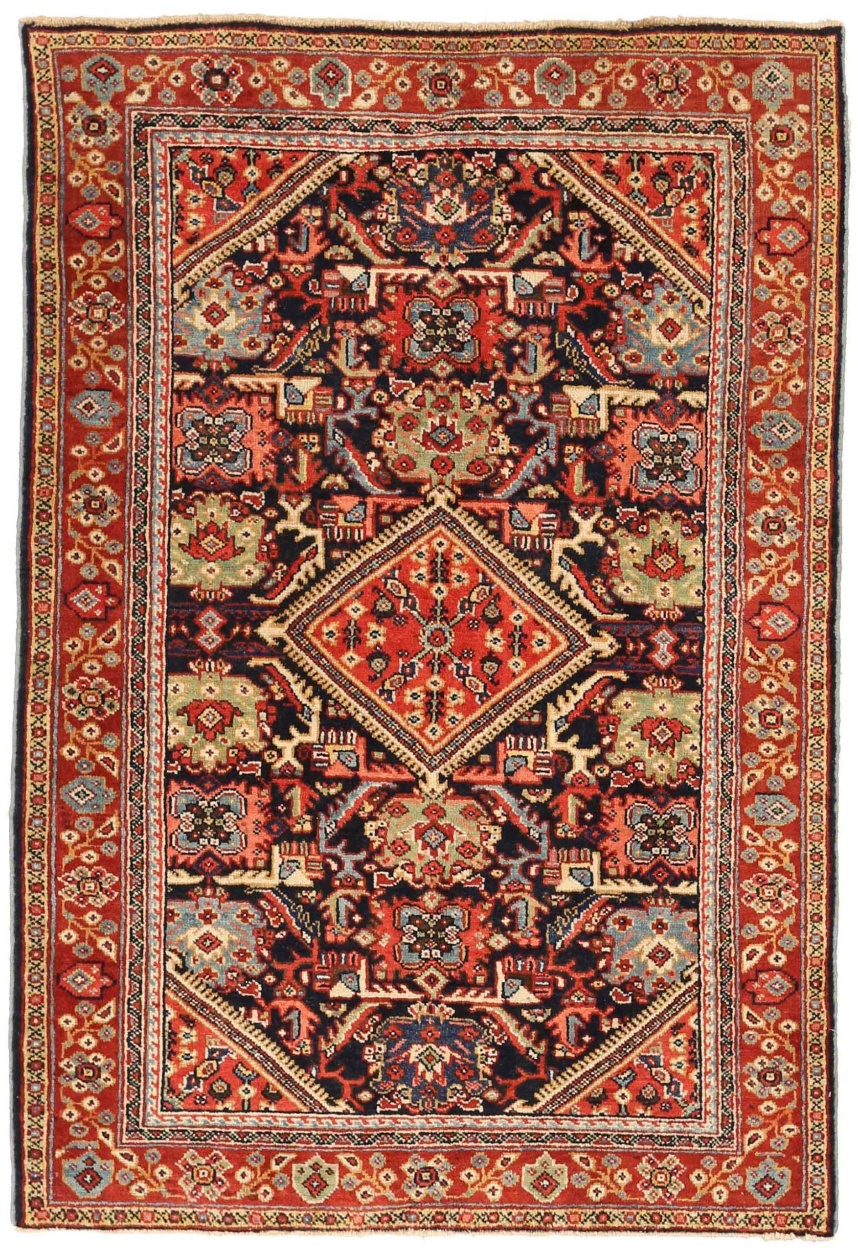 Thumbnail 2 for Antique Persian Sultanabad Traditional Rug 73703