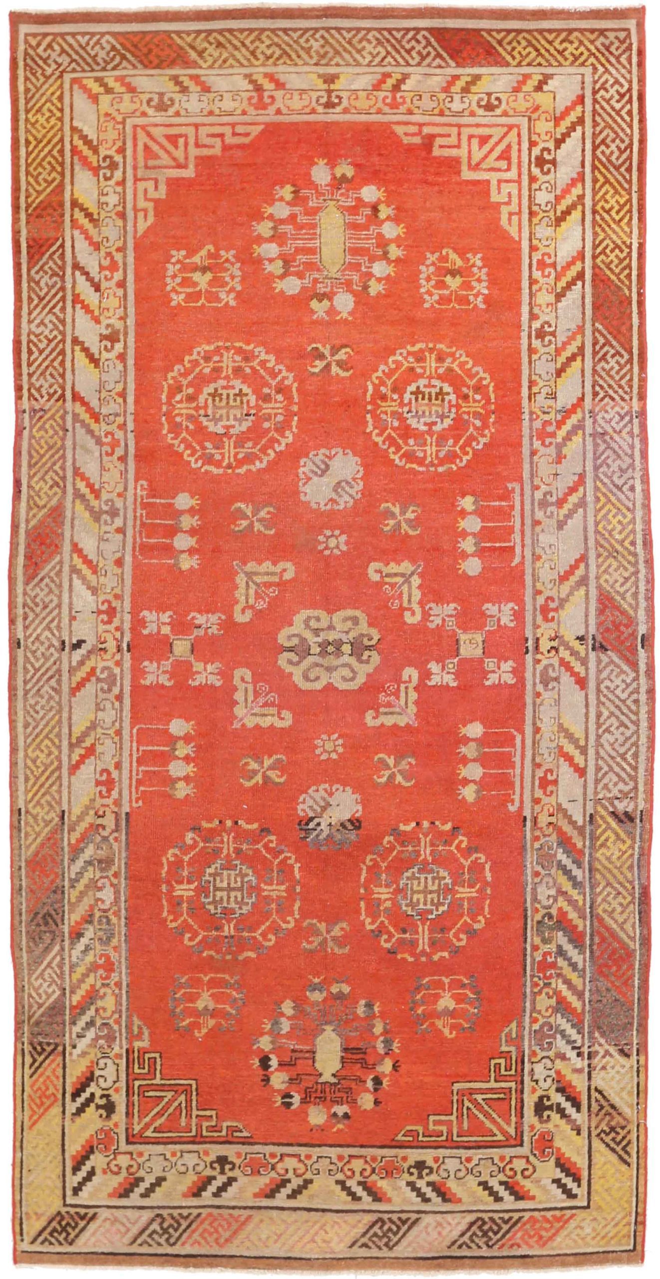 Thumbnail 4 for Antique Russia Khotan Transitional Rug 73705