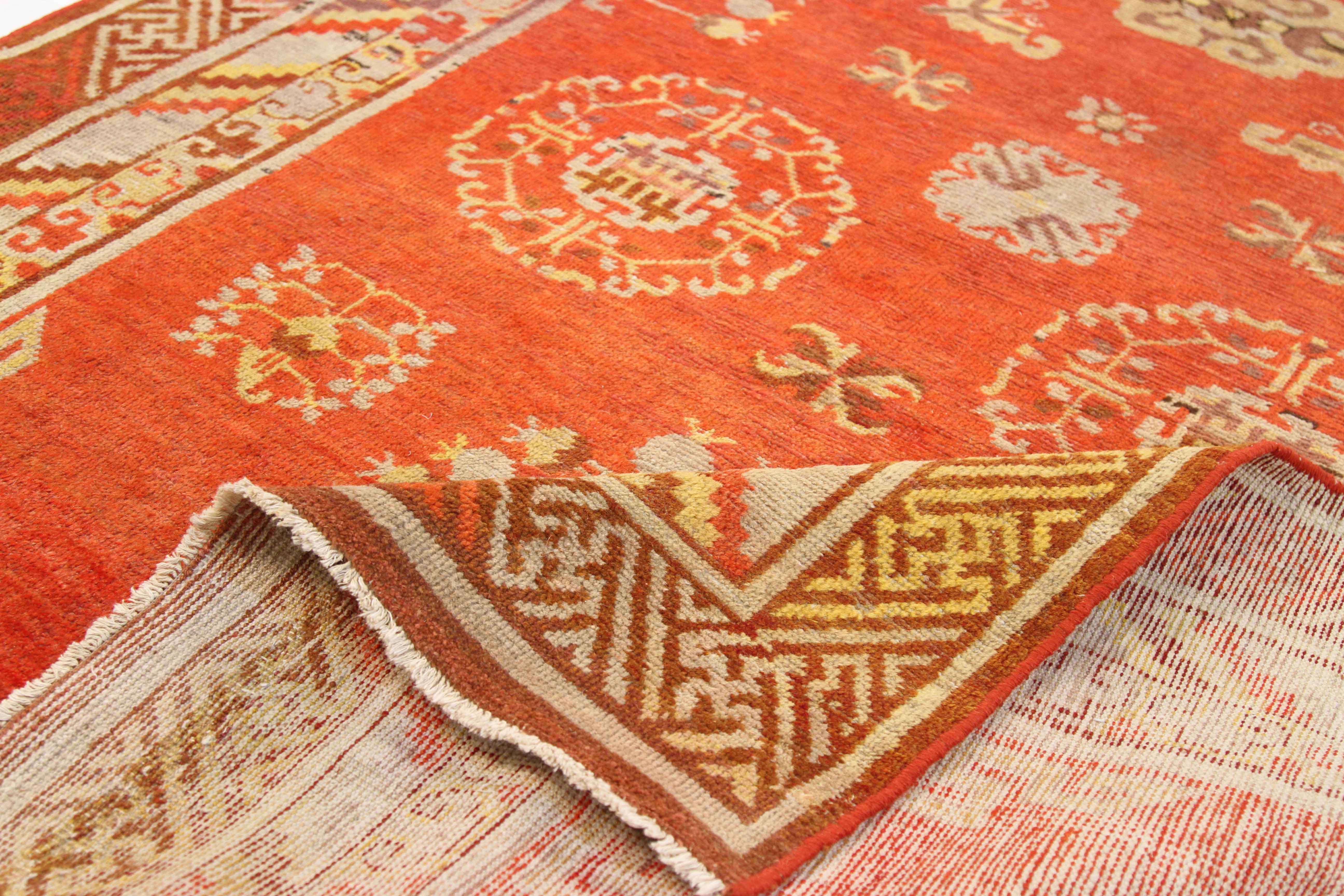 Thumbnail 2 for Antique Russia Khotan Transitional Rug 73705
