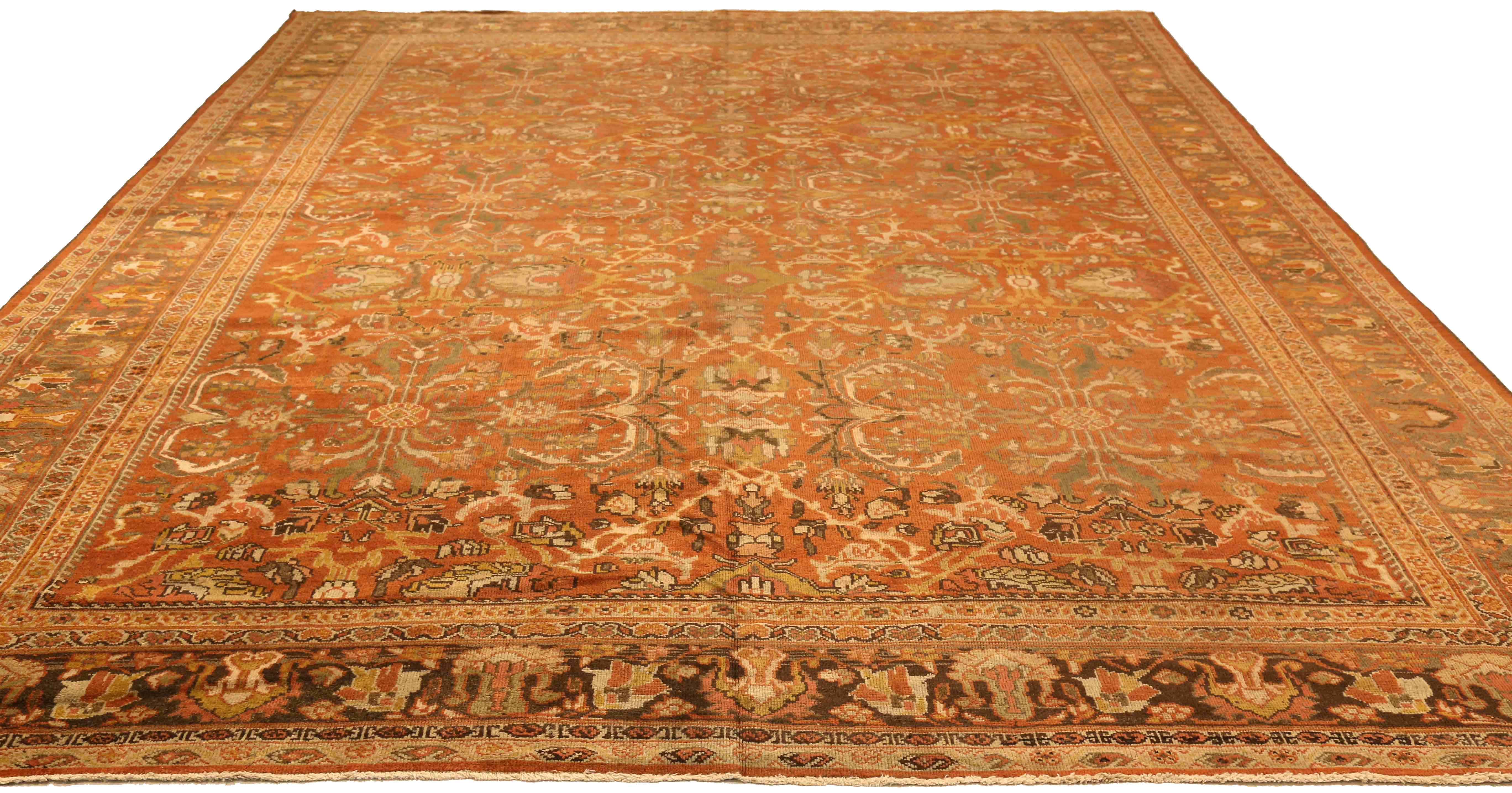 Thumbnail 4 for Antique Persian Sultanabad Traditional Rug 73832
