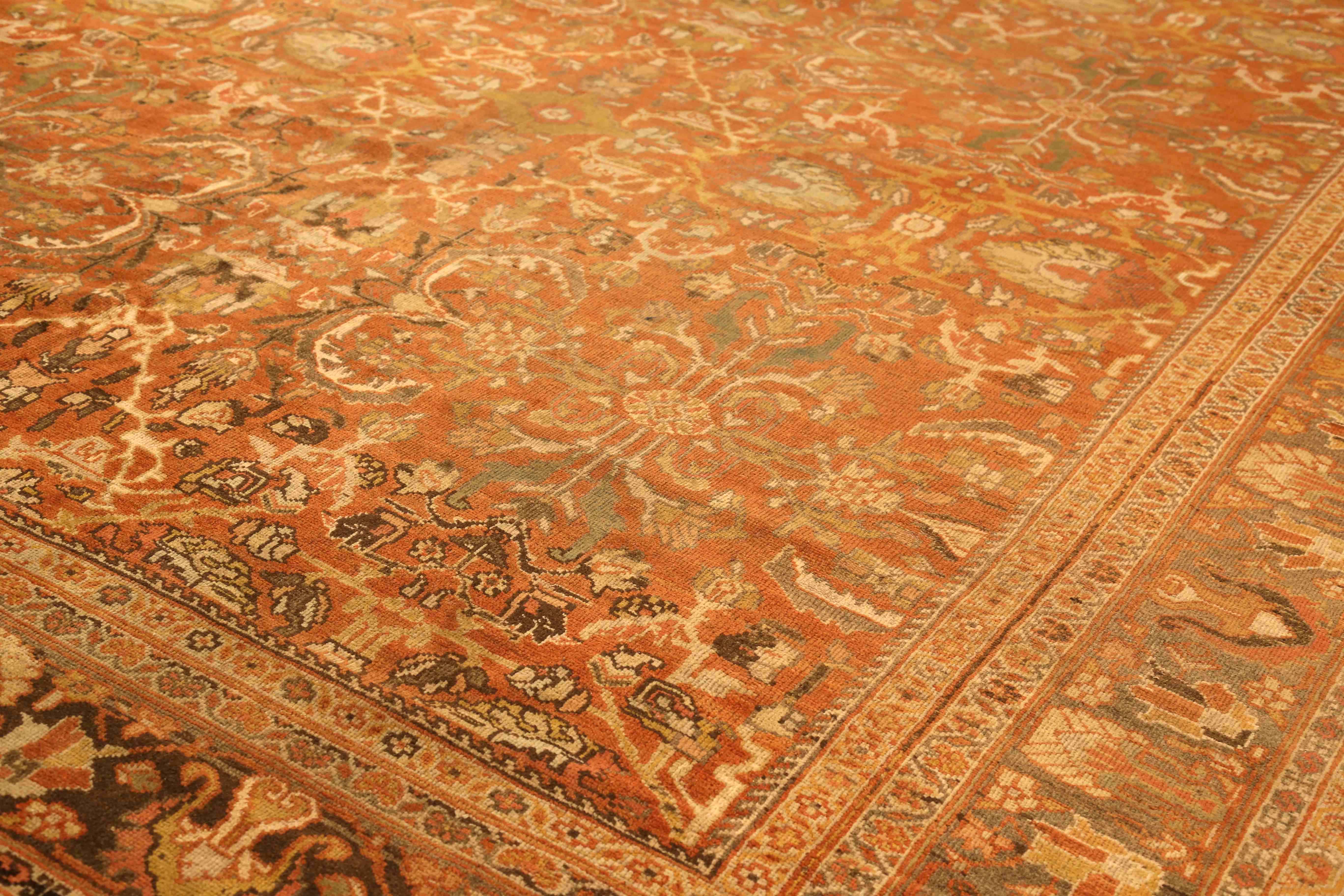 Thumbnail 2 for Antique Persian Sultanabad Traditional Rug 73832