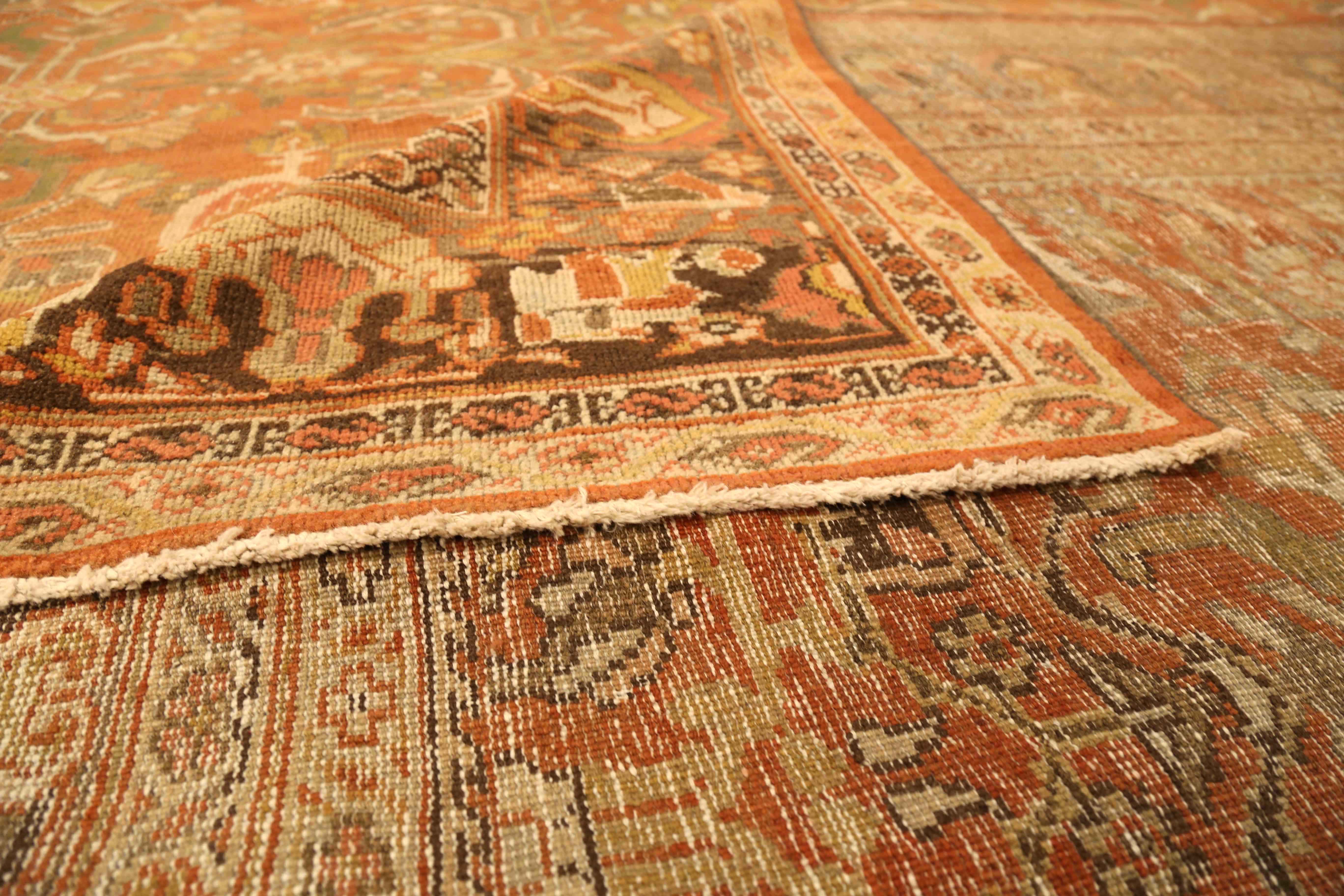 Thumbnail 3 for Antique Persian Sultanabad Traditional Rug 73832