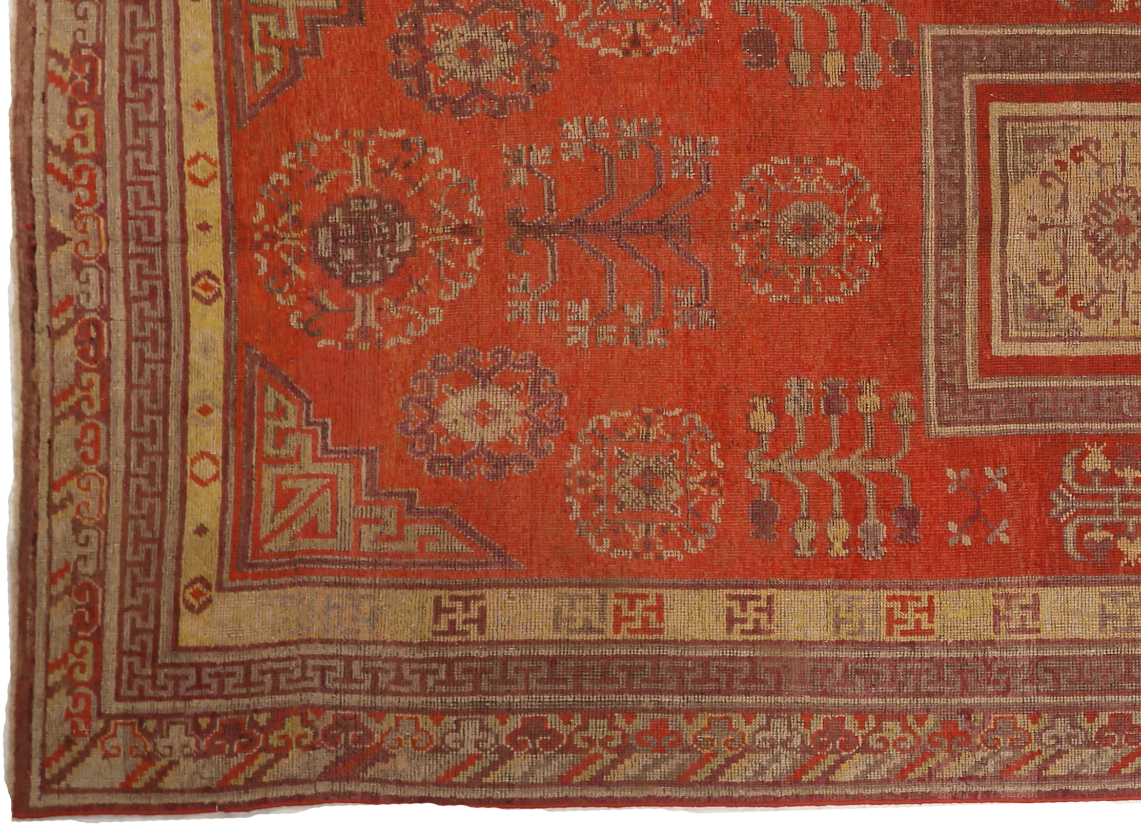 Thumbnail 2 for Antique Russia Khotan Traditional Rug 73801