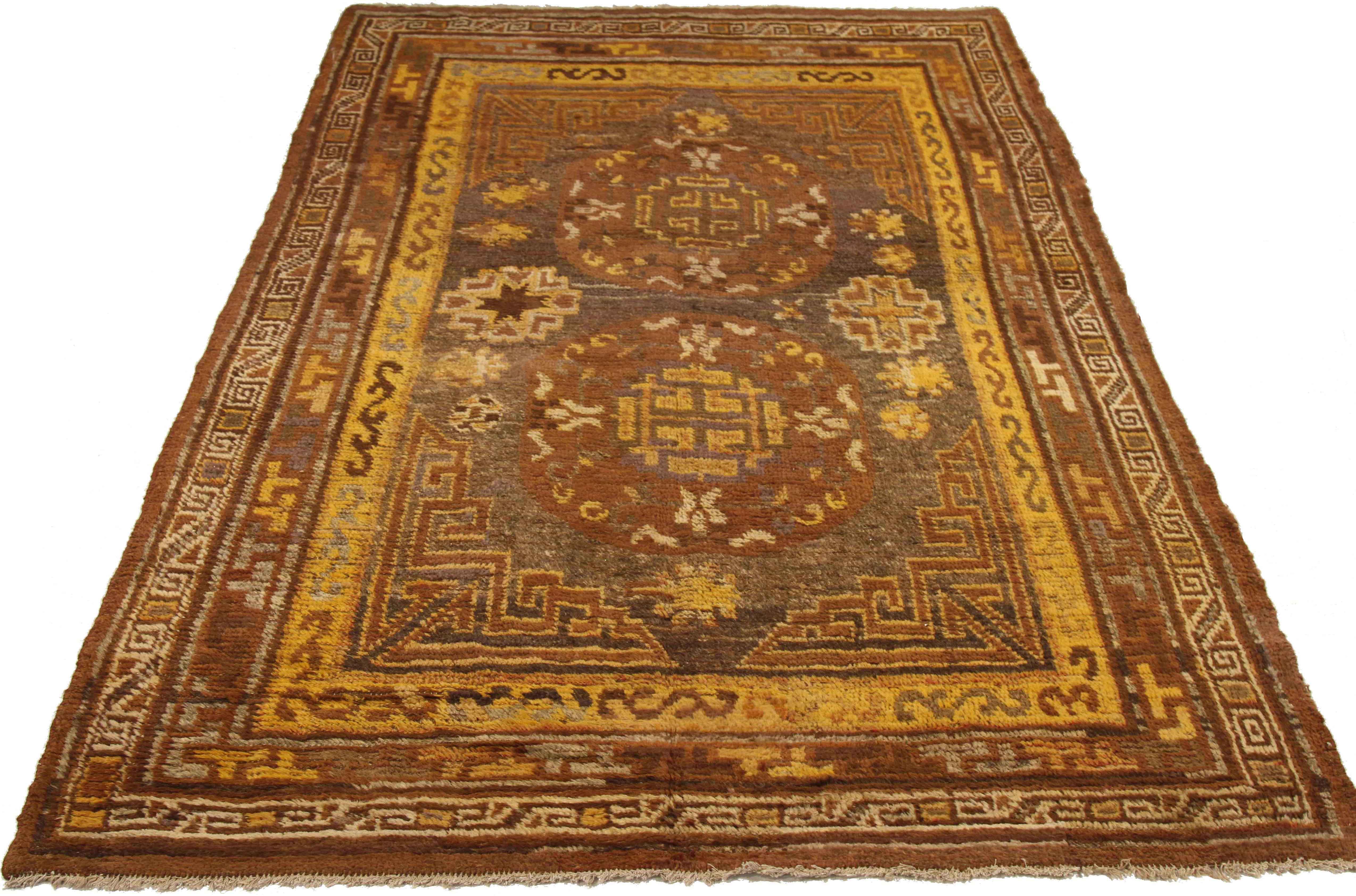 Thumbnail 3 for Antique Russia Khotan Traditional Rug 73804