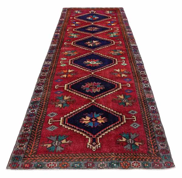 Thumbnail 6 for Antique Persian Azarbaijan Traditional Rug 91435