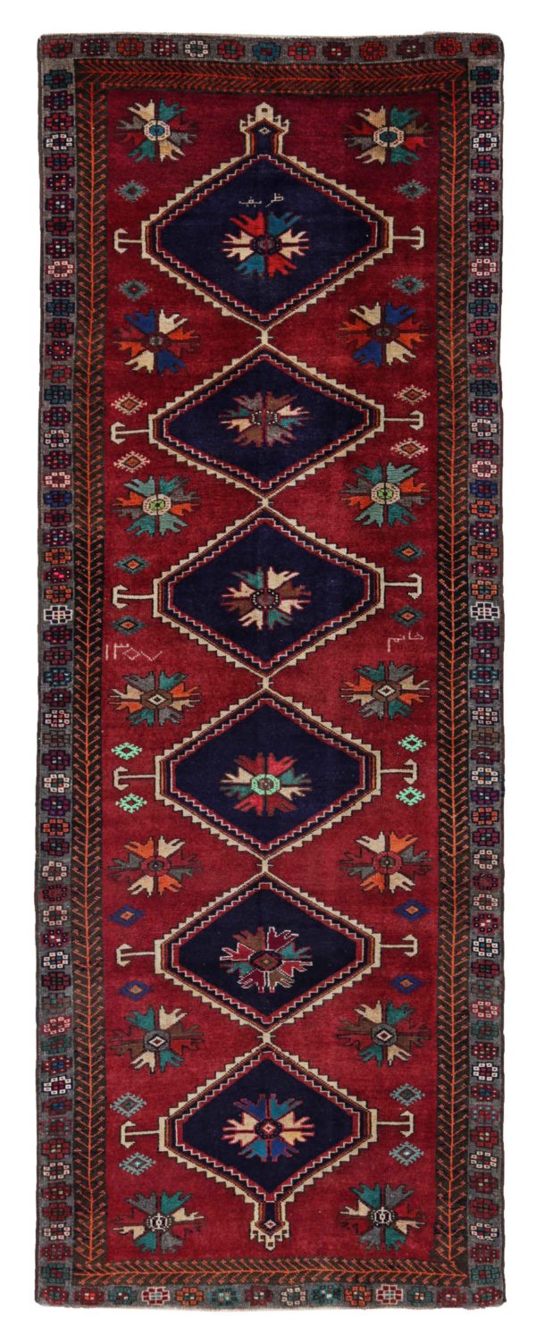 Thumbnail 2 for Antique Persian Azarbaijan Traditional Rug 91435