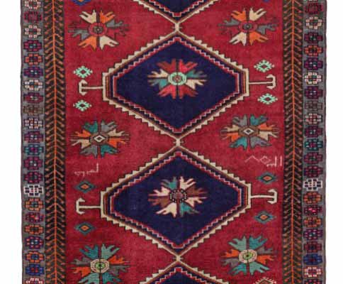 Thumbnail 8 for Antique Persian Azarbaijan Traditional Rug 91435