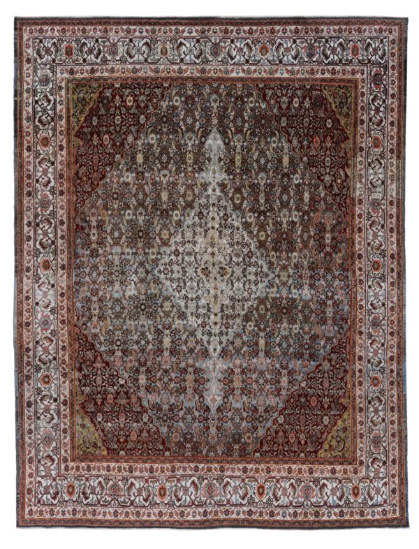 Thumbnail 2 for Antique Persian Bijar Traditional Rug 91635