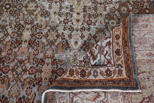 Thumbnail 4 for Antique Persian Bijar Traditional Rug 91635