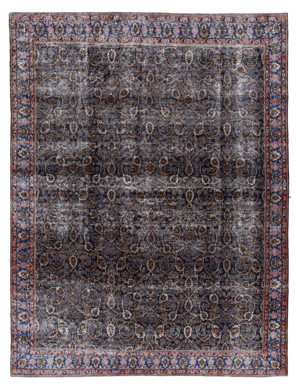 Thumbnail 2 for Antique Persian Mashad Transitional Rug 91636