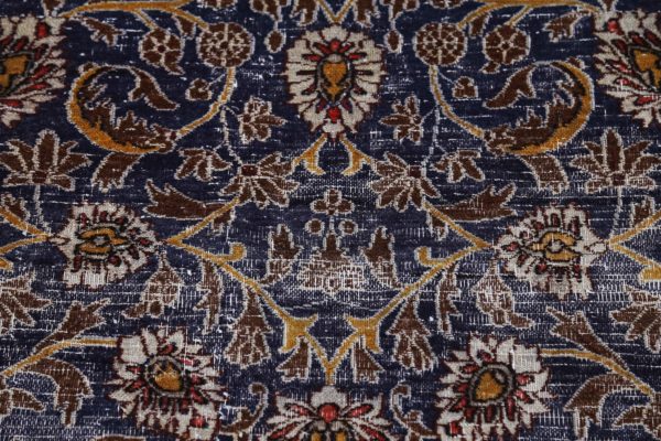 Thumbnail 6 for Antique Persian Mashad Transitional Rug 91636