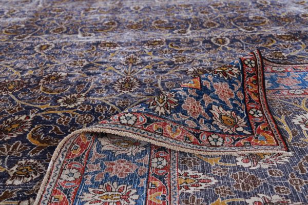 Thumbnail 7 for Antique Persian Mashad Transitional Rug 91636