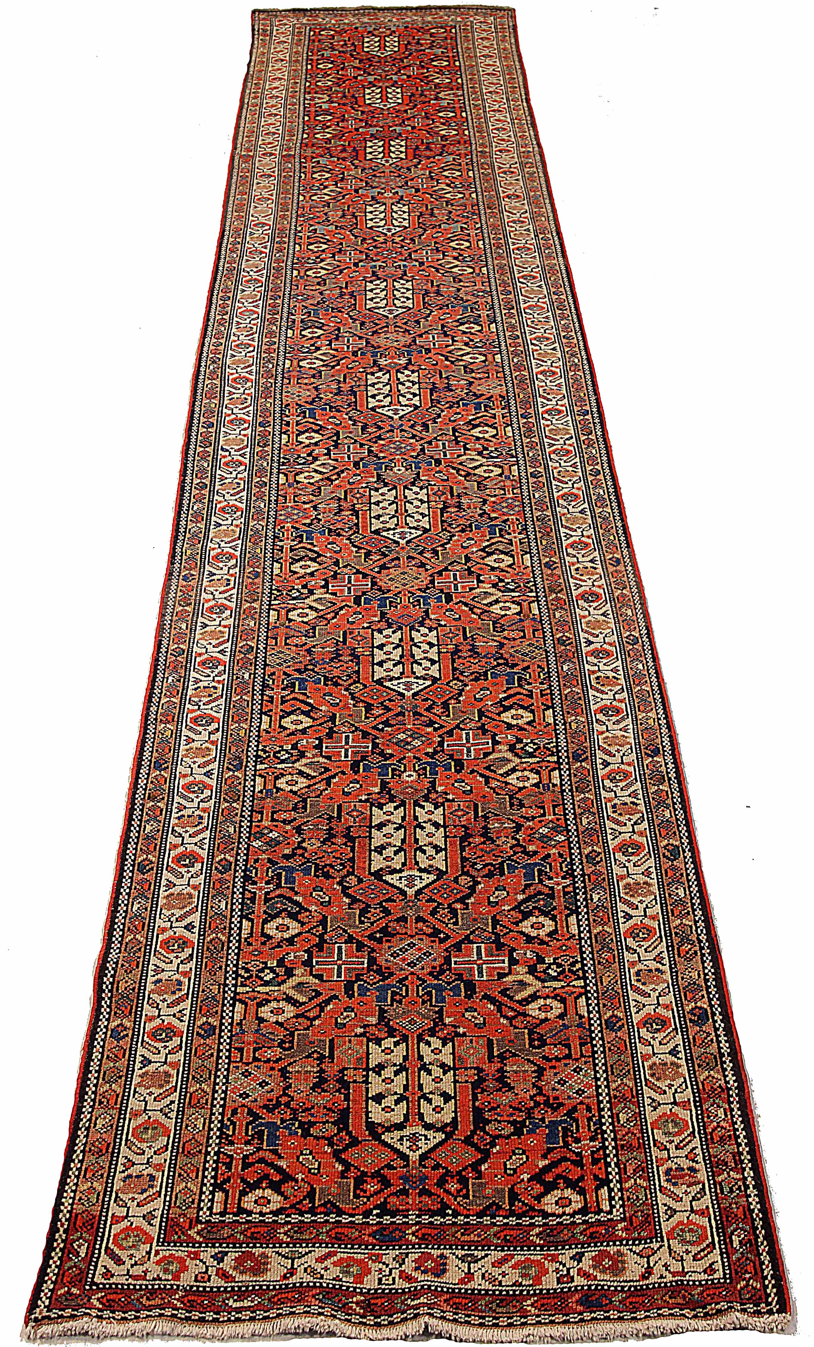 Thumbnail 3 for Antique Persian Malayer Traditional Rug 73925