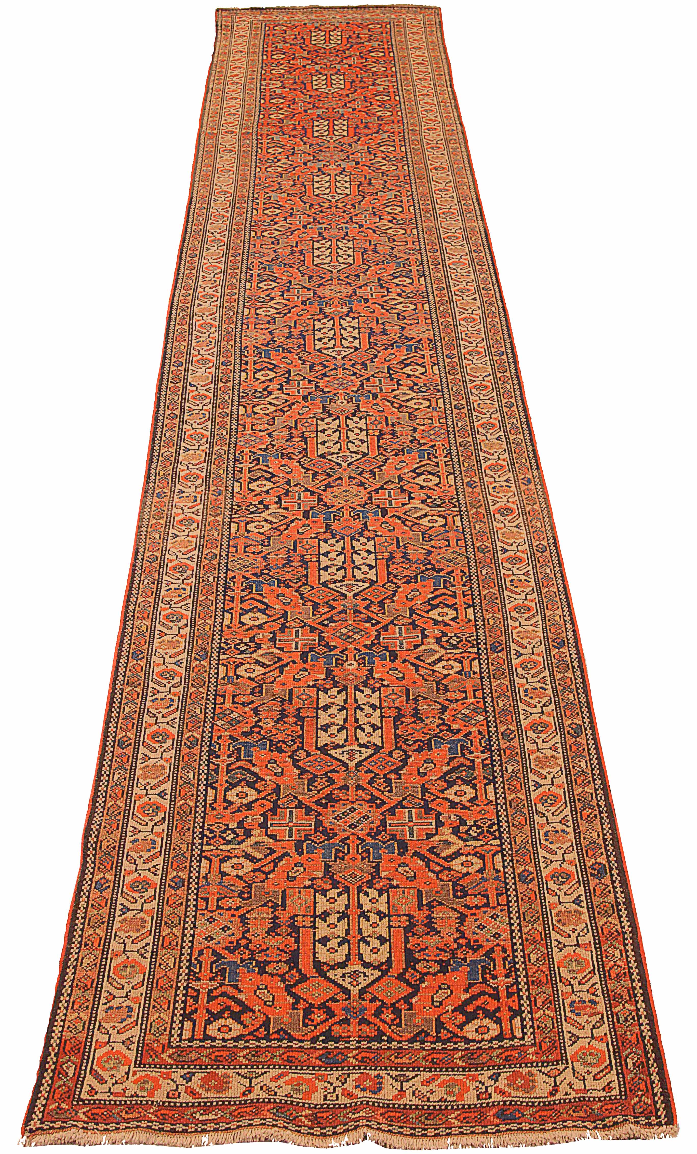 Thumbnail 4 for Antique Persian Malayer Traditional Rug 73925