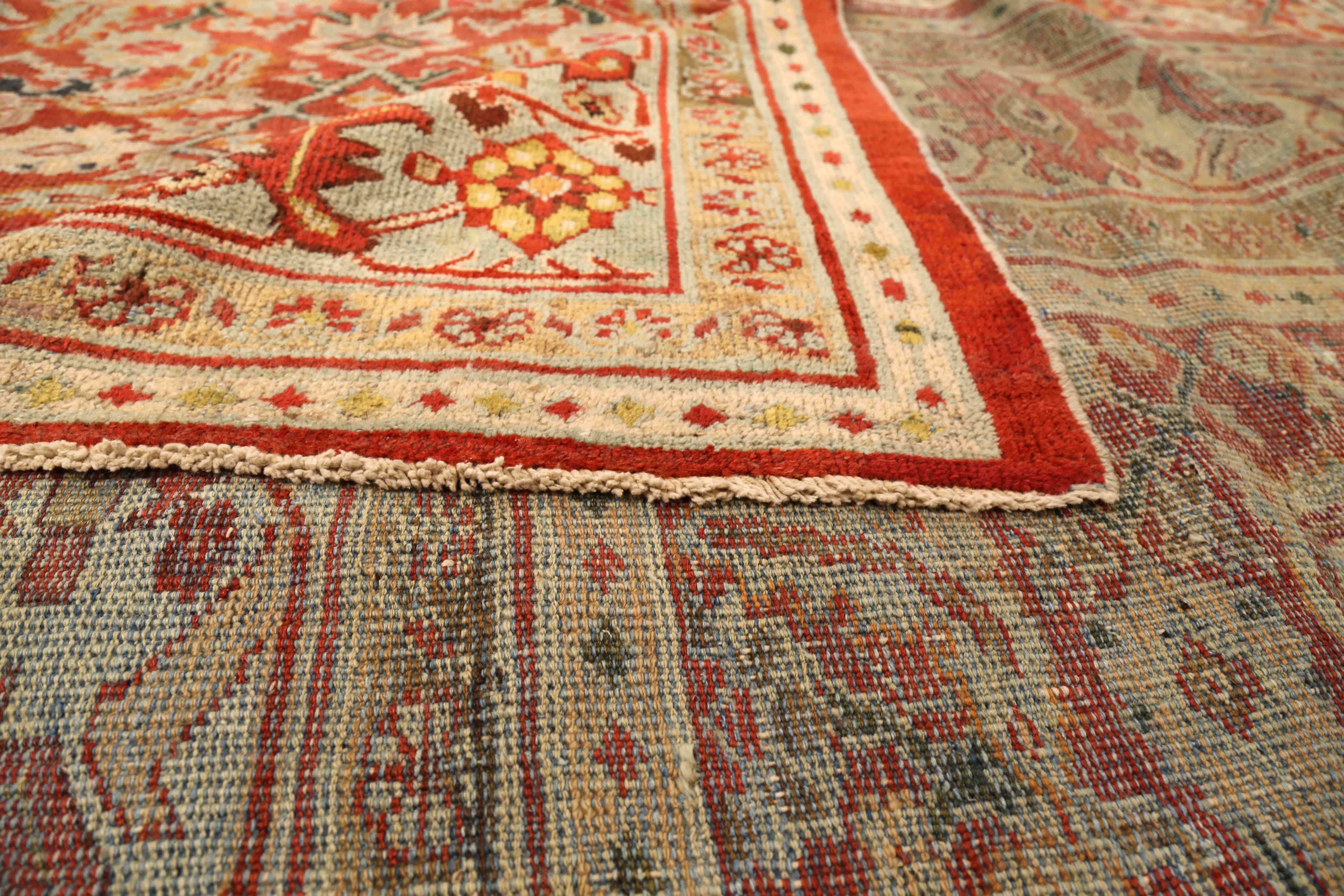 Thumbnail 5 for Antique Persian Sultanabad Traditional Rug 73932