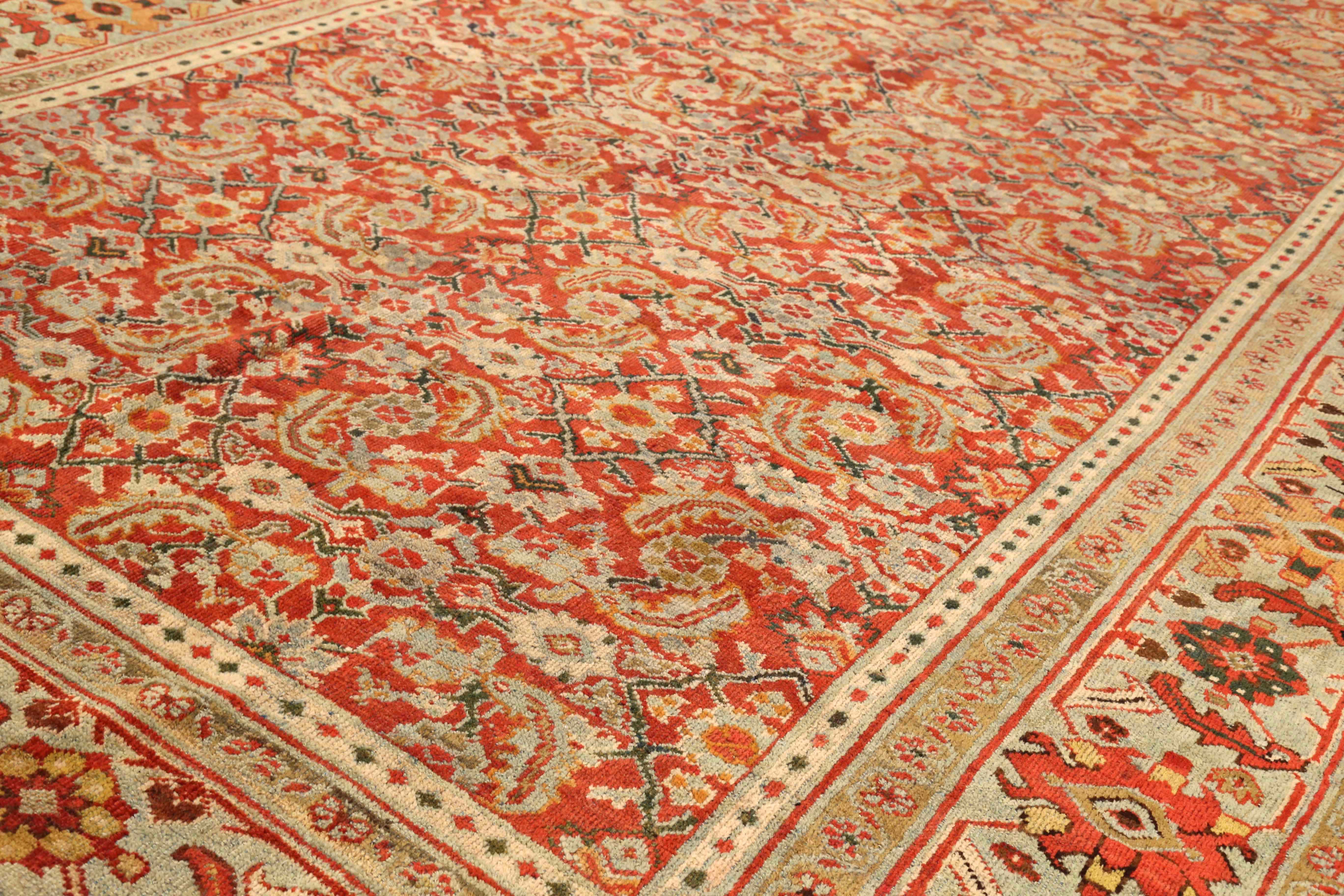 Thumbnail 4 for Antique Persian Sultanabad Traditional Rug 73932