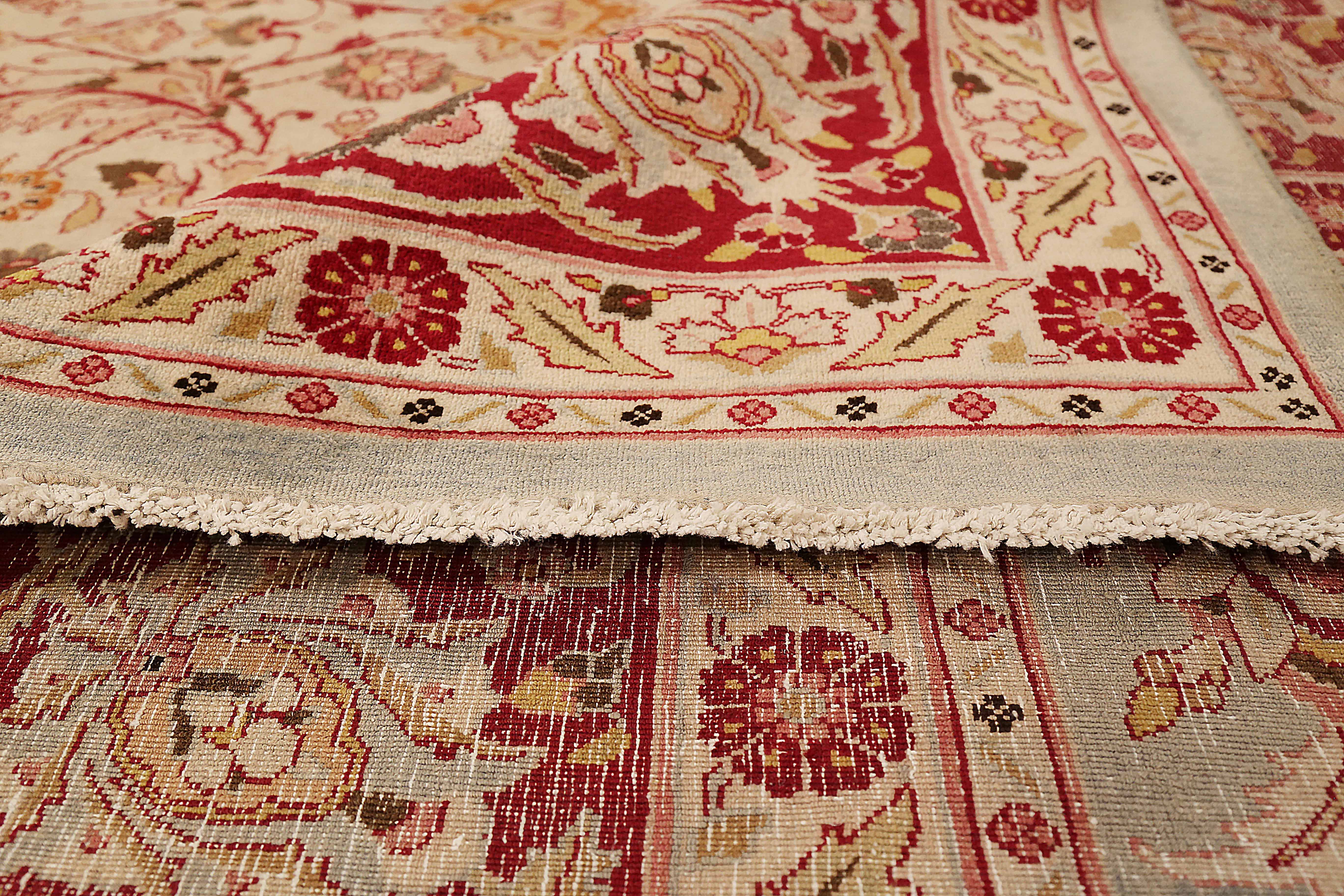 Thumbnail 4 for Antique Persian Mashad Traditional Rug 73909